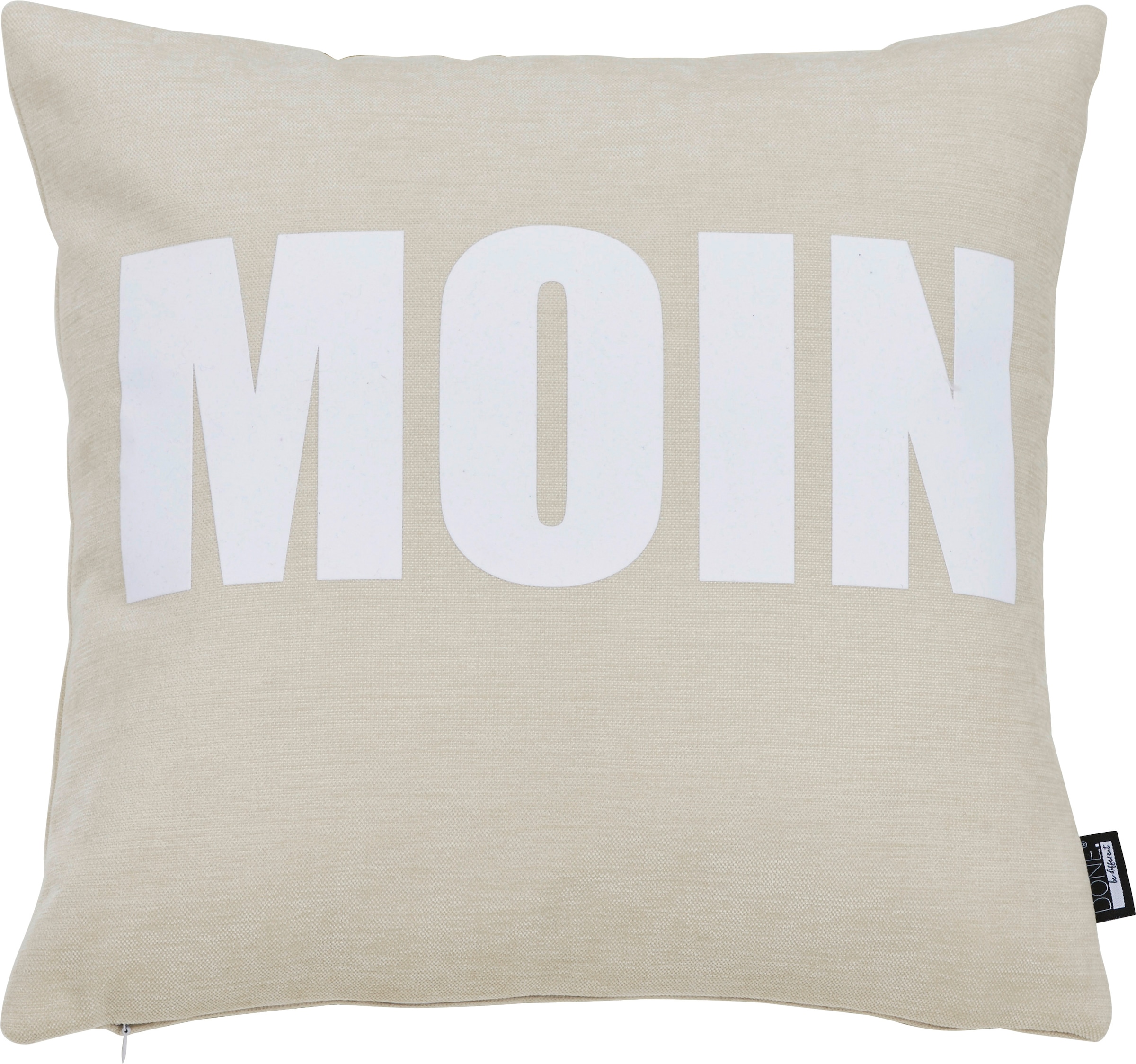 Image of done. Dekokissen "MOIN" Extra weiche Haptik