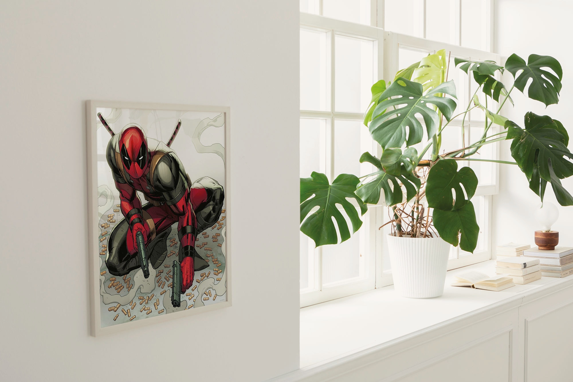 Image of Komar Wandbild "Marvel Deadpool Bullets" Disney Set, 1 Stk. tlg. 30 x 40 cm (Breite x Höhe) - Kinderzimmer, Dekoration