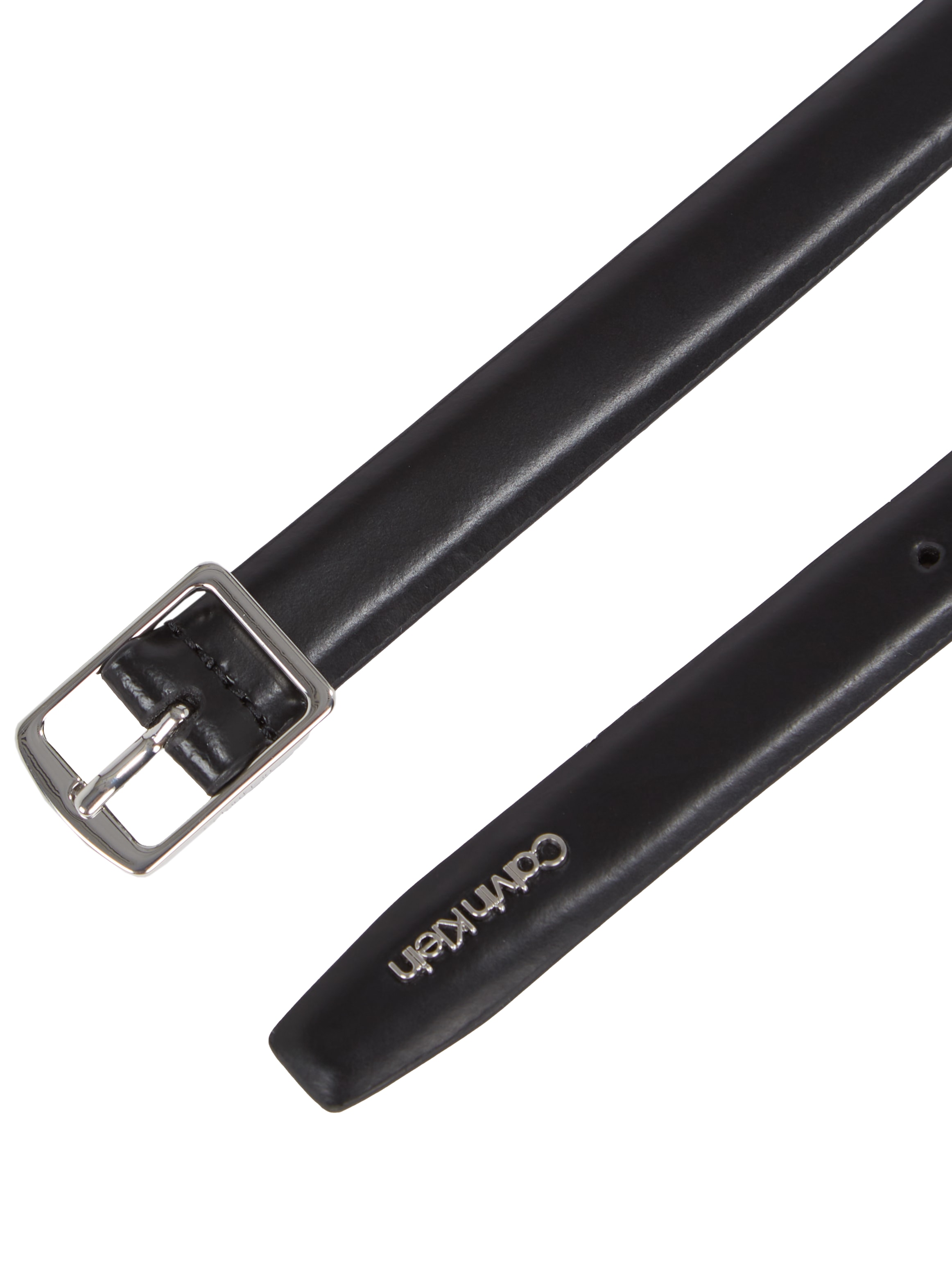 Calvin Klein Ledergürtel »SLIM SQUARE BUCKLE BELT 2.0«, im klassischen Stil