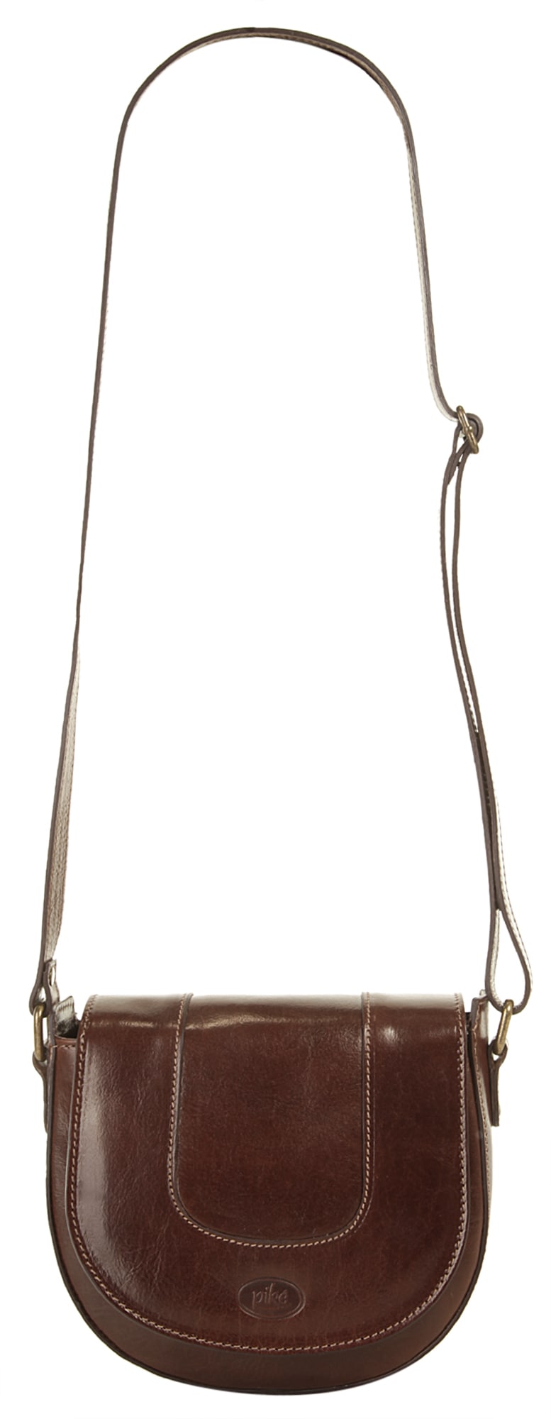 Piké Umhängetasche, echt Leder, Made in Italy