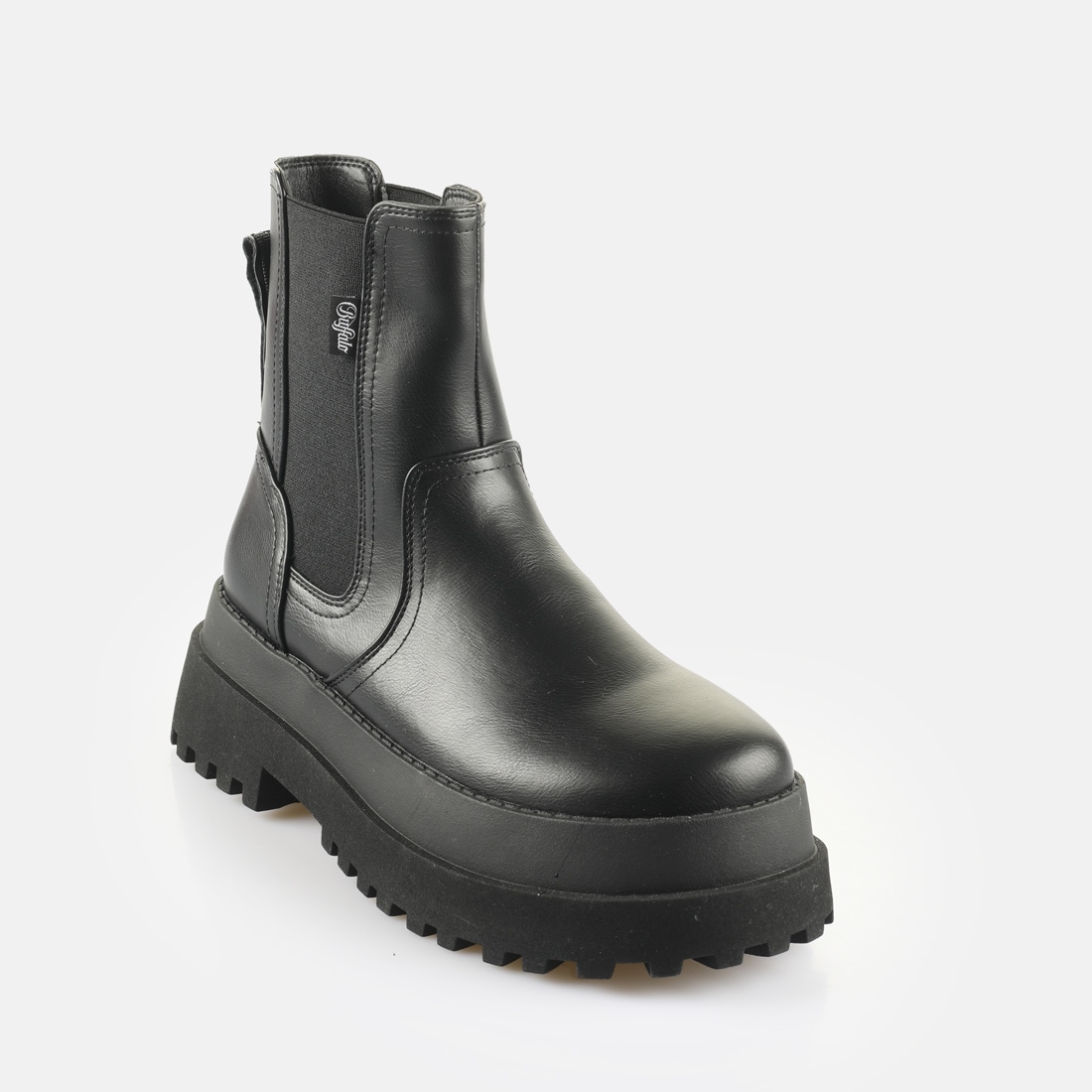 Image of Buffalo Chelseaboots "PLUTO" Schlupfboots, Plateauboots mit kräftiger Profilsohle
