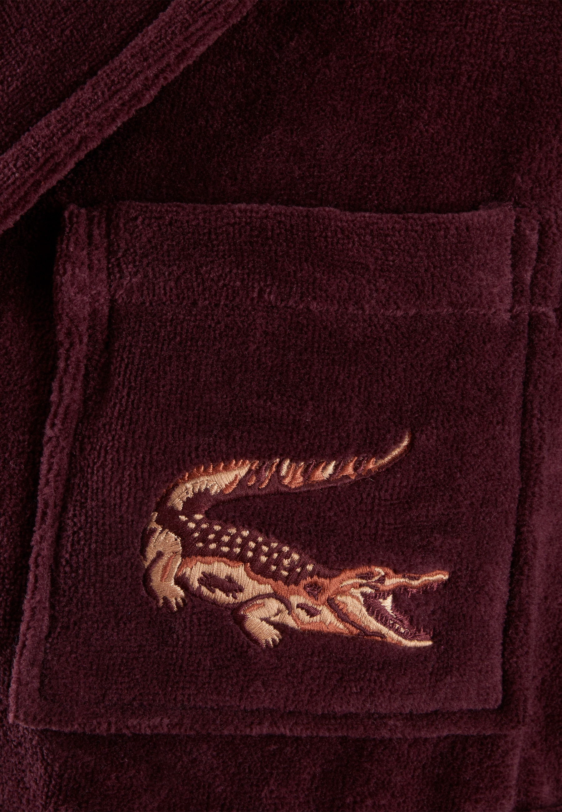 Lacoste Peignoir de bain »LRENE« 1 cuis avec broderie logo crocodile Lacoste