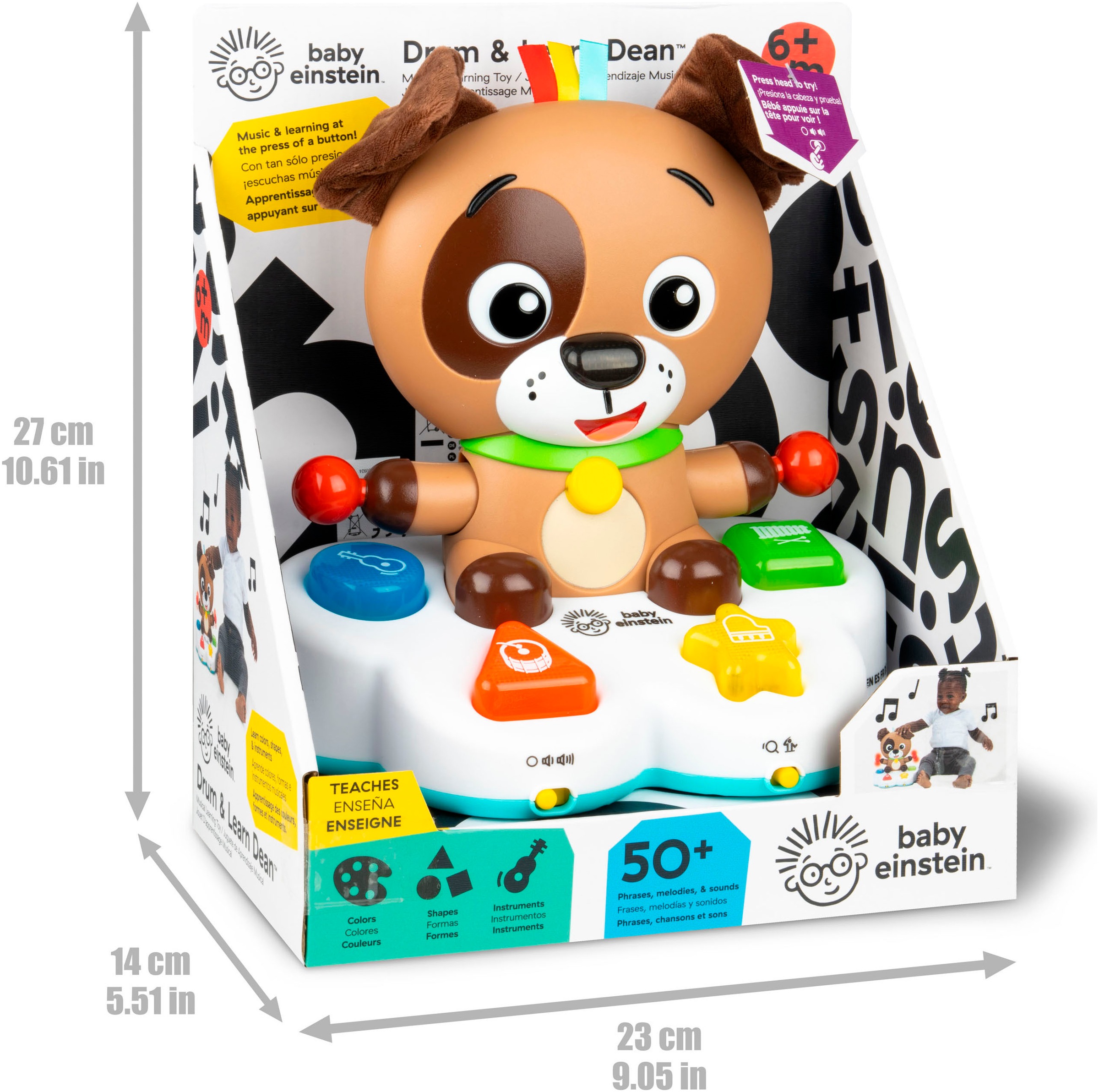 Baby Einstein Jouets éducatifs »Drum & Learn Dean  Musical Learning Toy« mit Licht und Sound