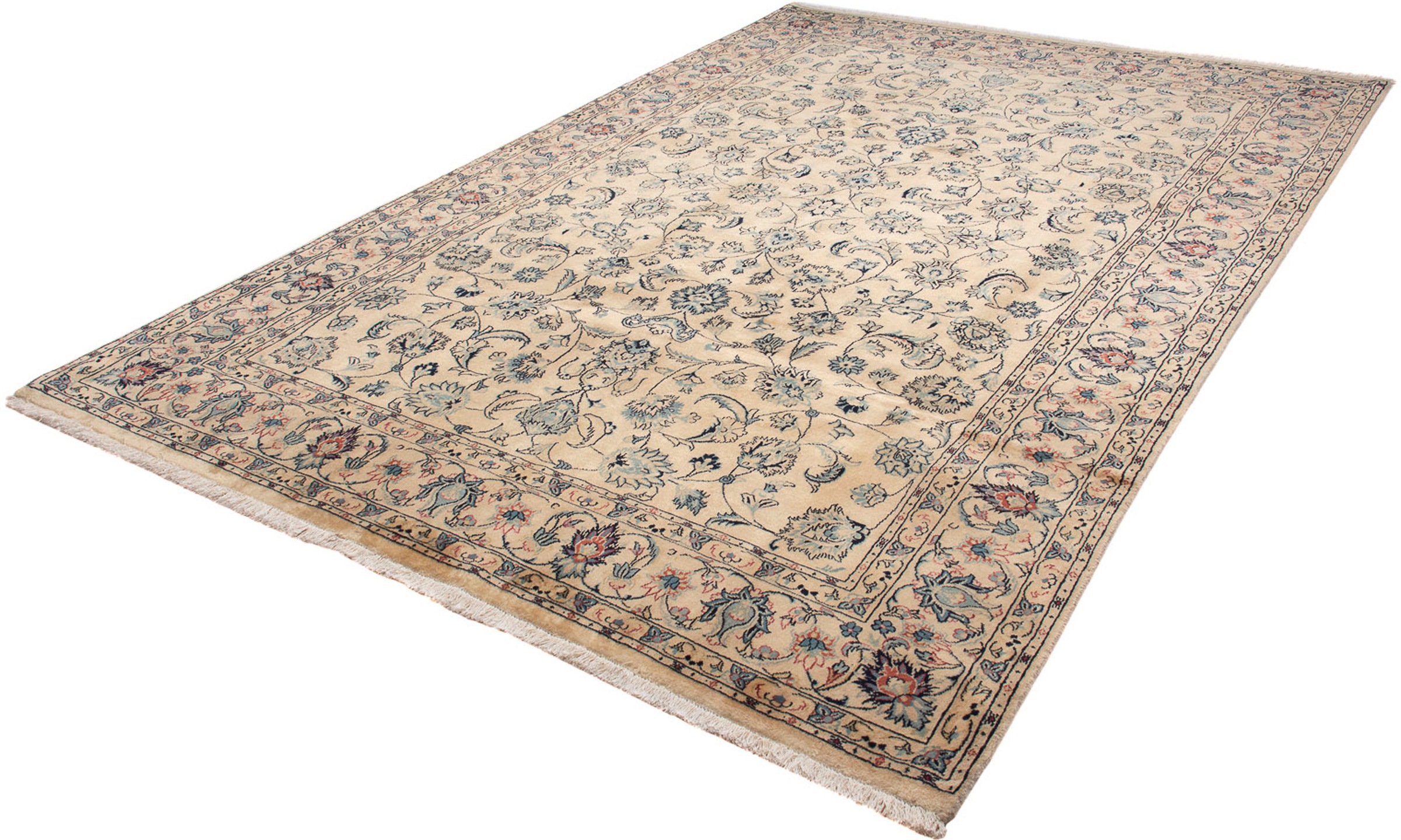 Image of morgenland Orientteppich »Perser - Classic - 296 x 194 cm - beige«, rechteckig, 10 mm Höhe, Wohnzimmer, Handgeknüpft, Einzelstück mit Zertifikat bei Ackermann Versand Schweiz