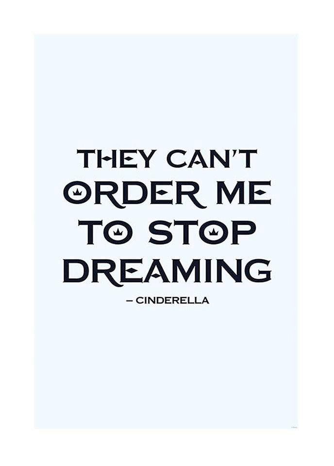 Image of Komar Poster »Cinderella Quote«, Disney, Höhe: 40cm bei Ackermann Versand Schweiz