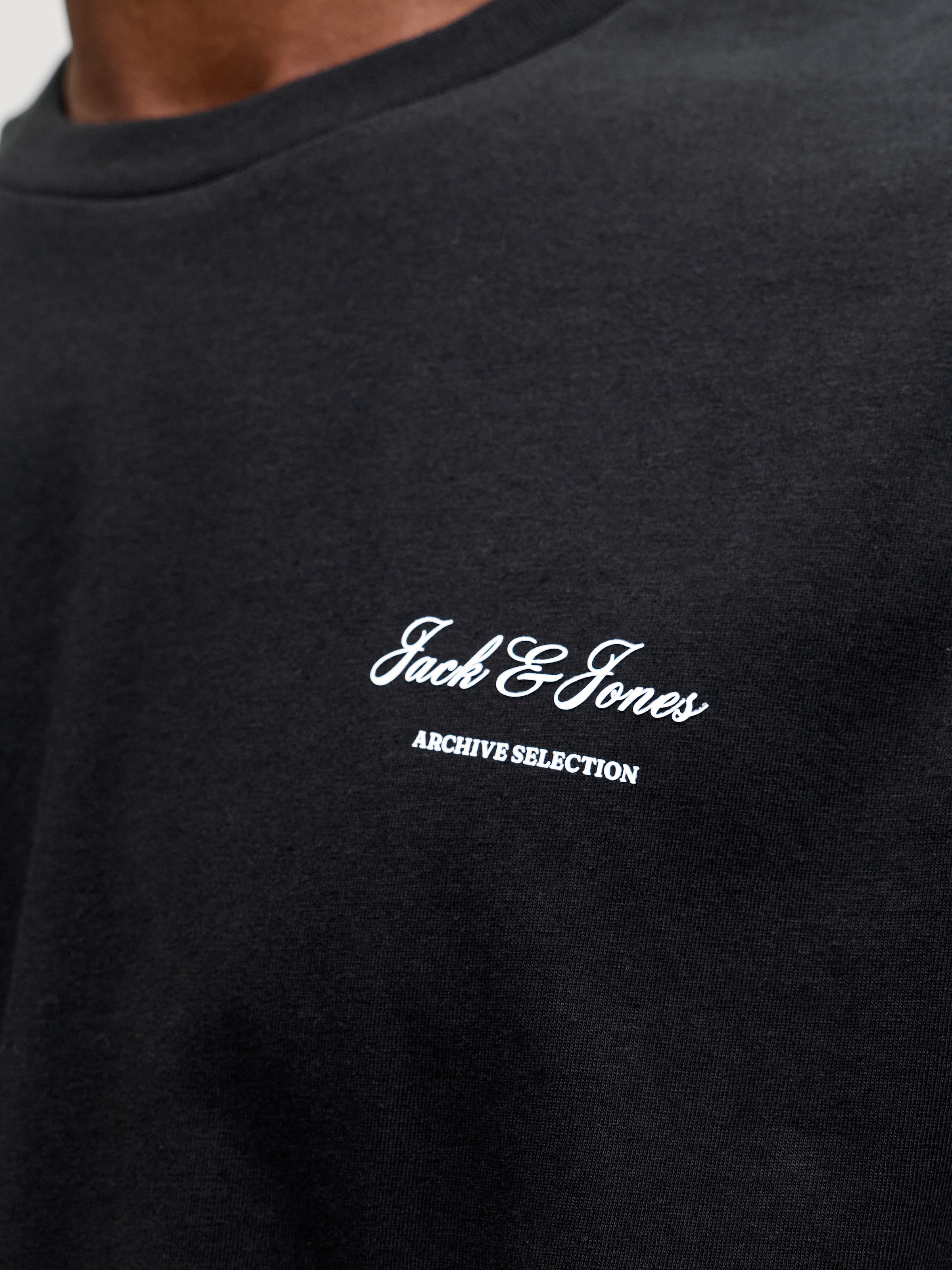 Image of Jack & Jones PlusSize Rundhalsshirt "JJEARCHIVE GRAPHIC TEE SS O-NECK PLS" Baumwolle, regular fit