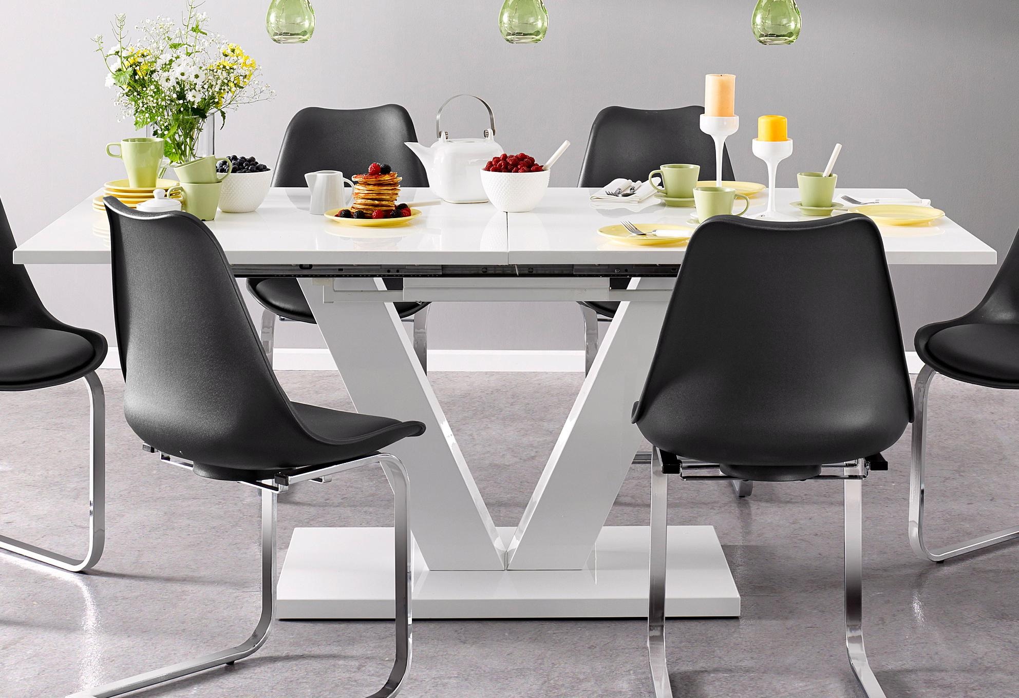 INOSIGN Esstisch »ausziehbar Andy, TOPSELLER!« Tisch, Esstisch, OTTOs Choice,  mit Auszugsfunktion,  2 Breiten (140-180 cm oder 180-220 cm)