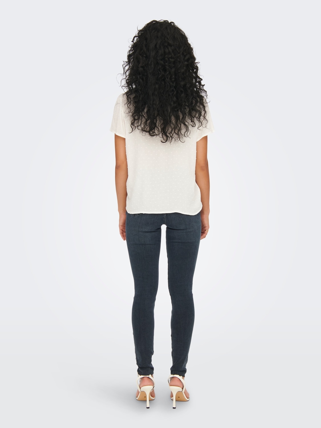JDY Kurzarmbluse »JDYLIMA LIFE S/S TOP WVN NOOS«