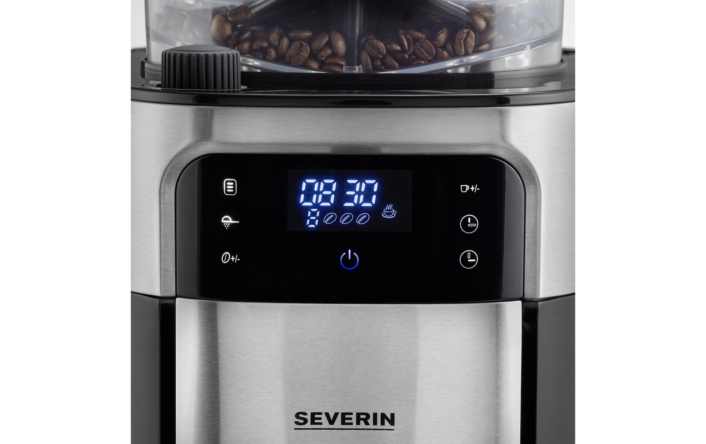 Severin Filterkaffeemaschine »KA 4814 Schwarz/Silberfarben«