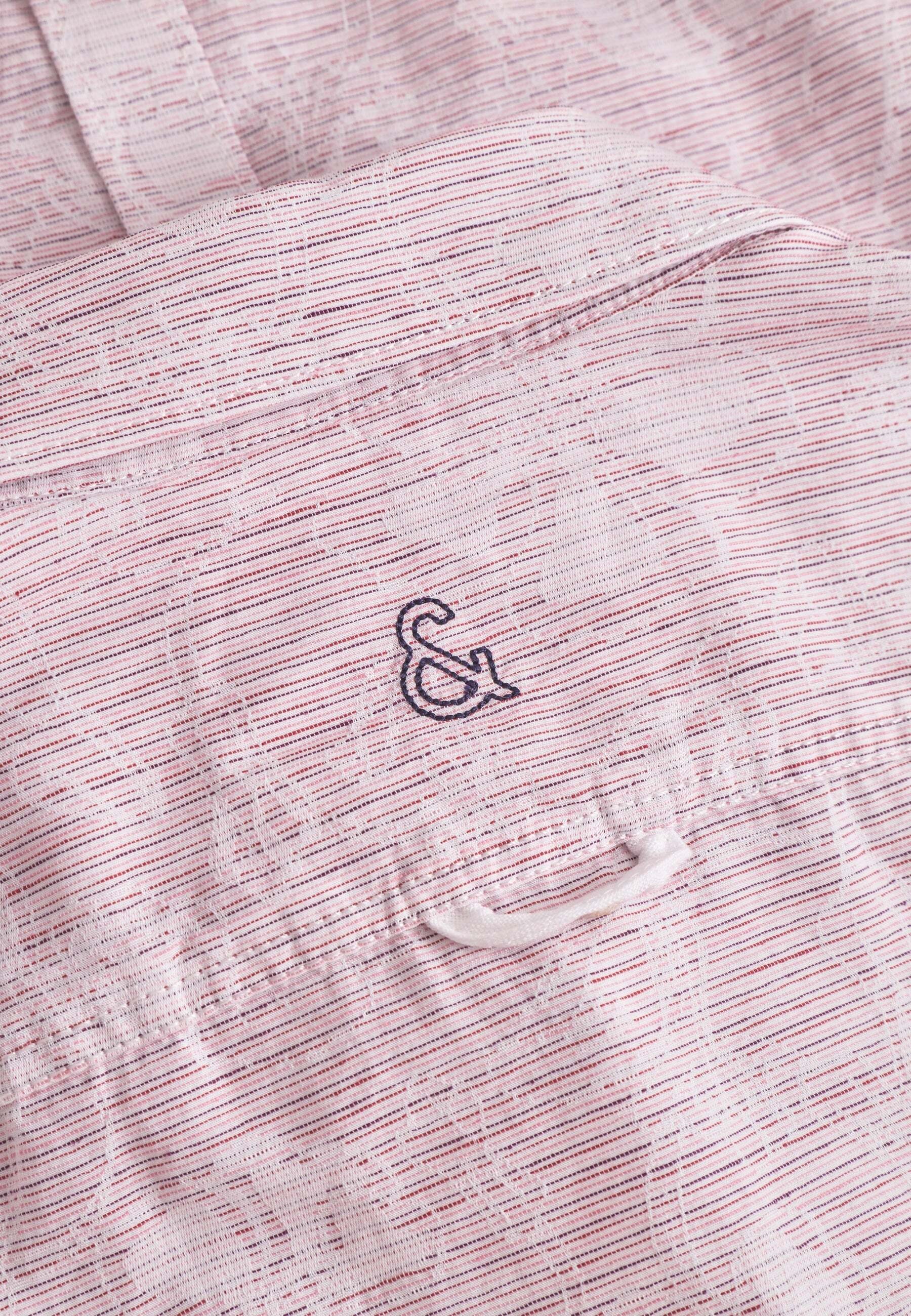 colours & sons Kurzarmhemd »colours & sons Kurzarmhemd Shirt-Jacquard Flowers«