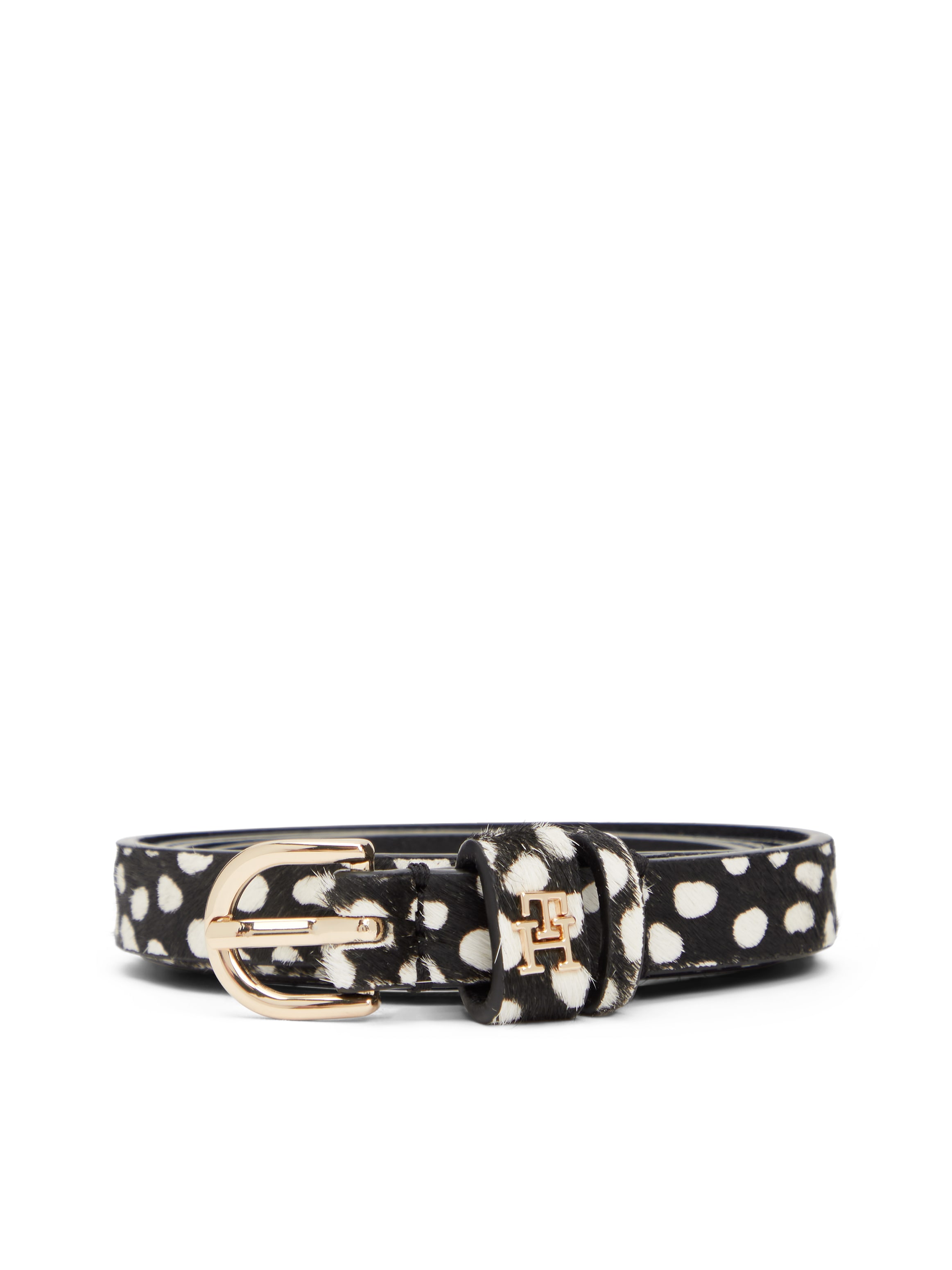 Tommy Hilfiger Ceinture en cuir »ESSENTIAL EFFORTLESS« avec imprimé cerf