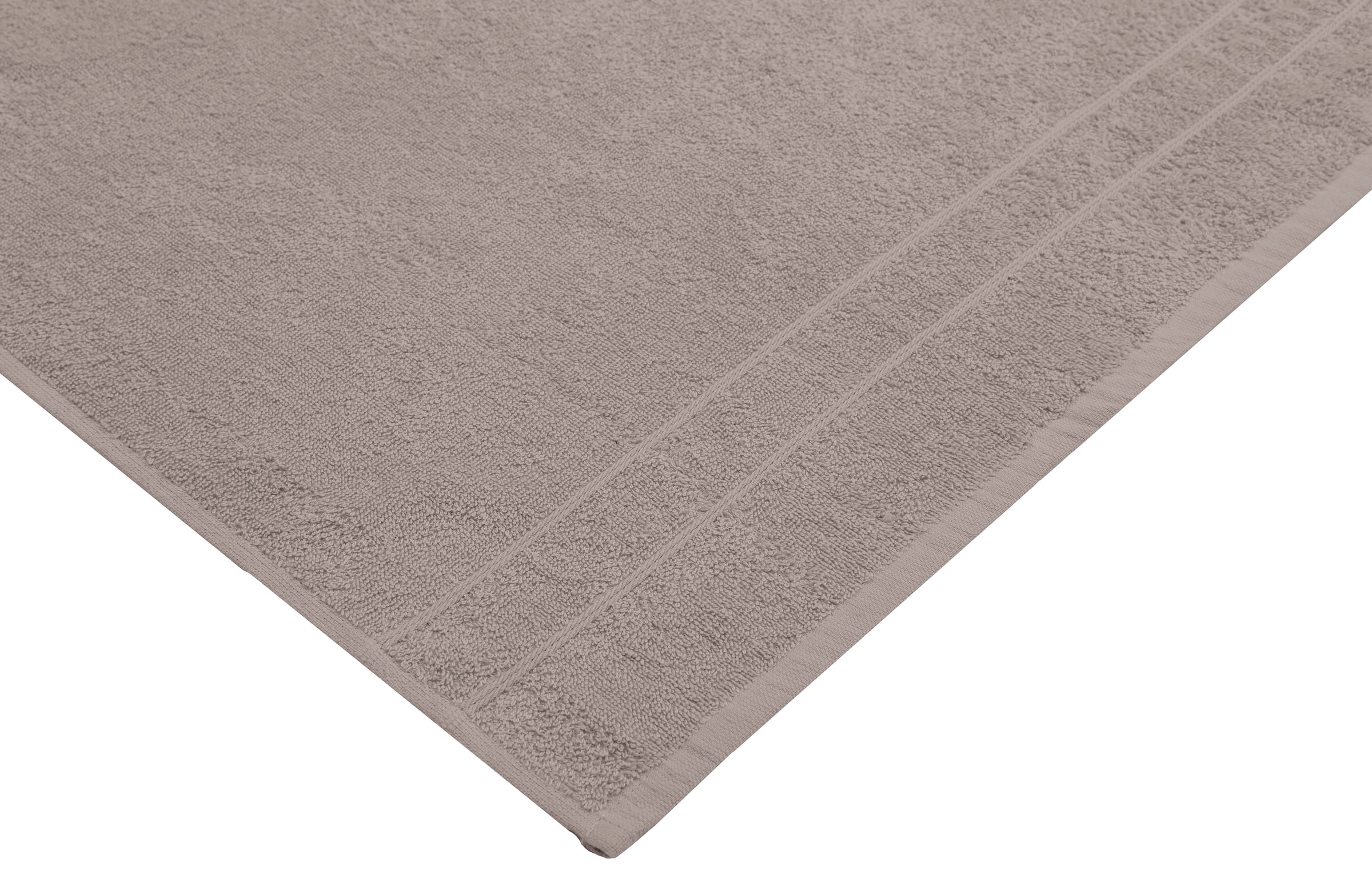 GOODproduct Set de serviettes »Inga, 8 tlg. Handtuch-Set 50x100cm« serviettes avec fine bordure, 100% coton, uni, doux