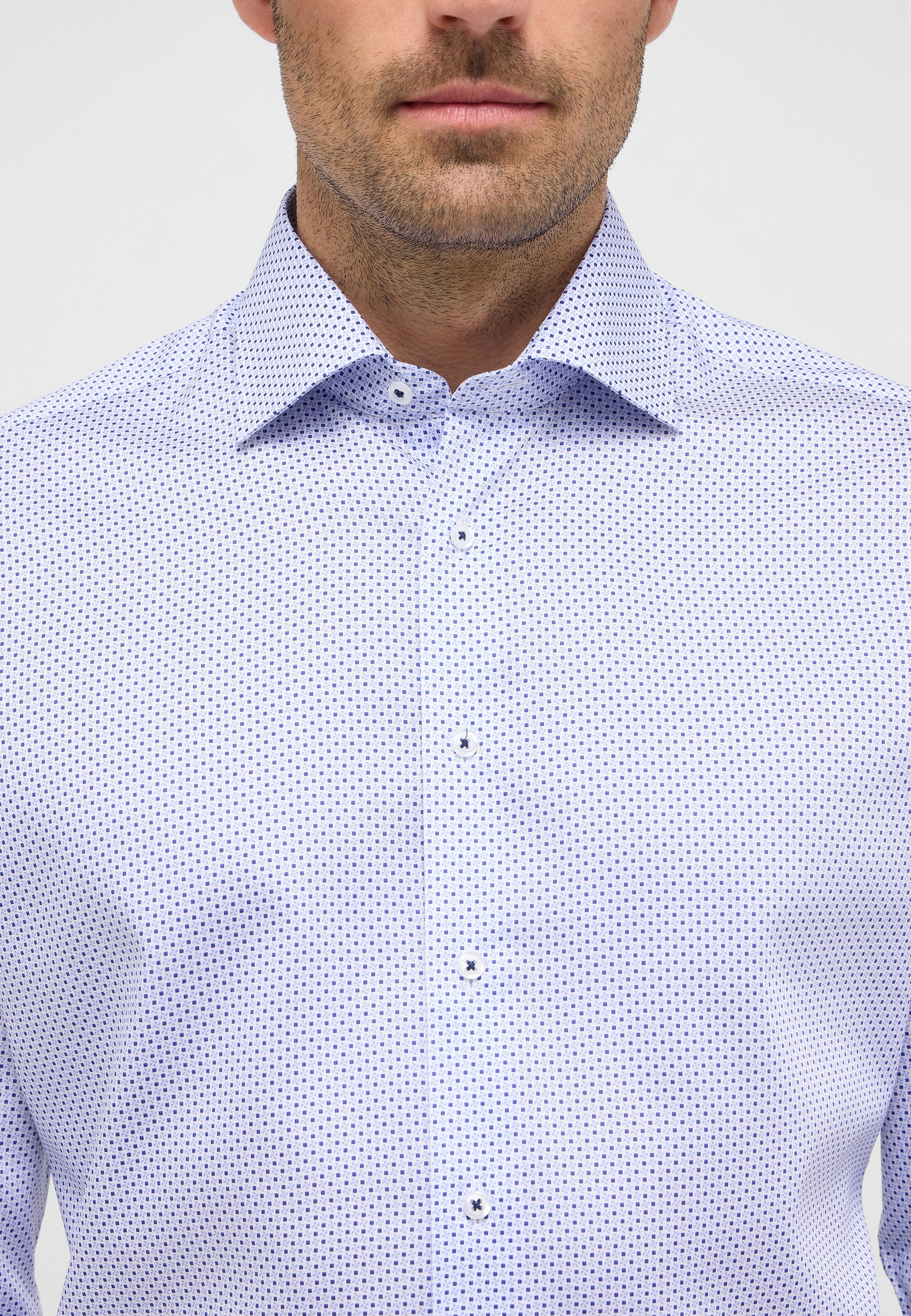 Eterna Chemise à manches longues »MODERN FIT« NON IRON (bügelfrei)