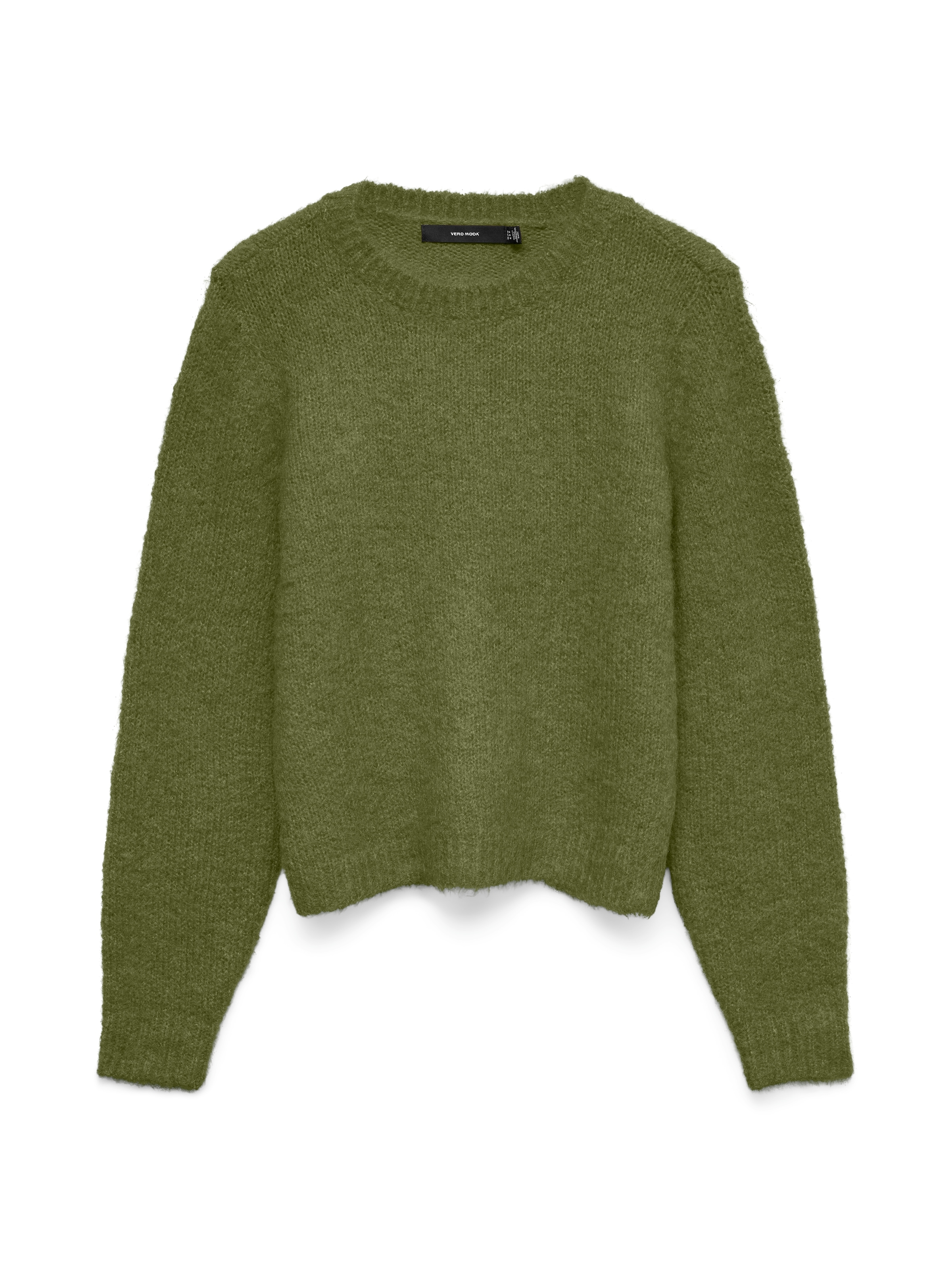 Vero Moda Pull en tricot »VMNOVAH LS O-NECK PULLOVER GA NOOS« mélange de matériaux, coupe régulière