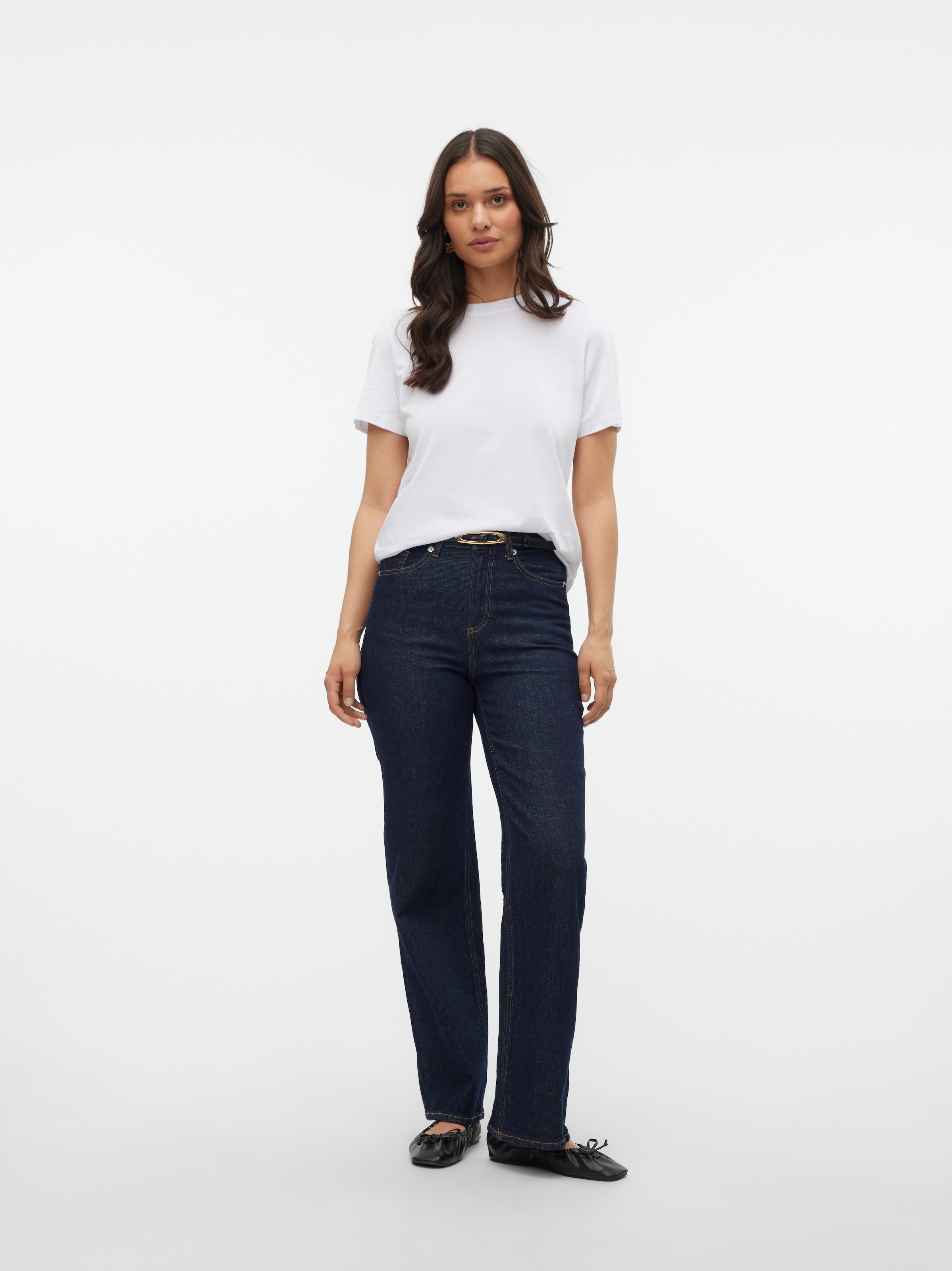 Vero Moda Kurzarmshirt »VMPAULINA SS T-SHIRT GA JRS NOOS«