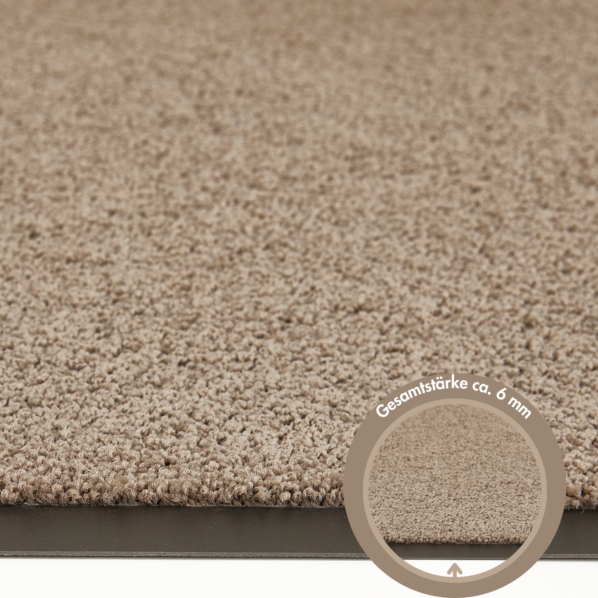 Andiamo Fussmatte »Verdi, Made in Netherlands«, rechteckig, 6 mm Höhe, Schmutzfangmatte, auch für überdachten Aussenbereich geeignet, waschbar