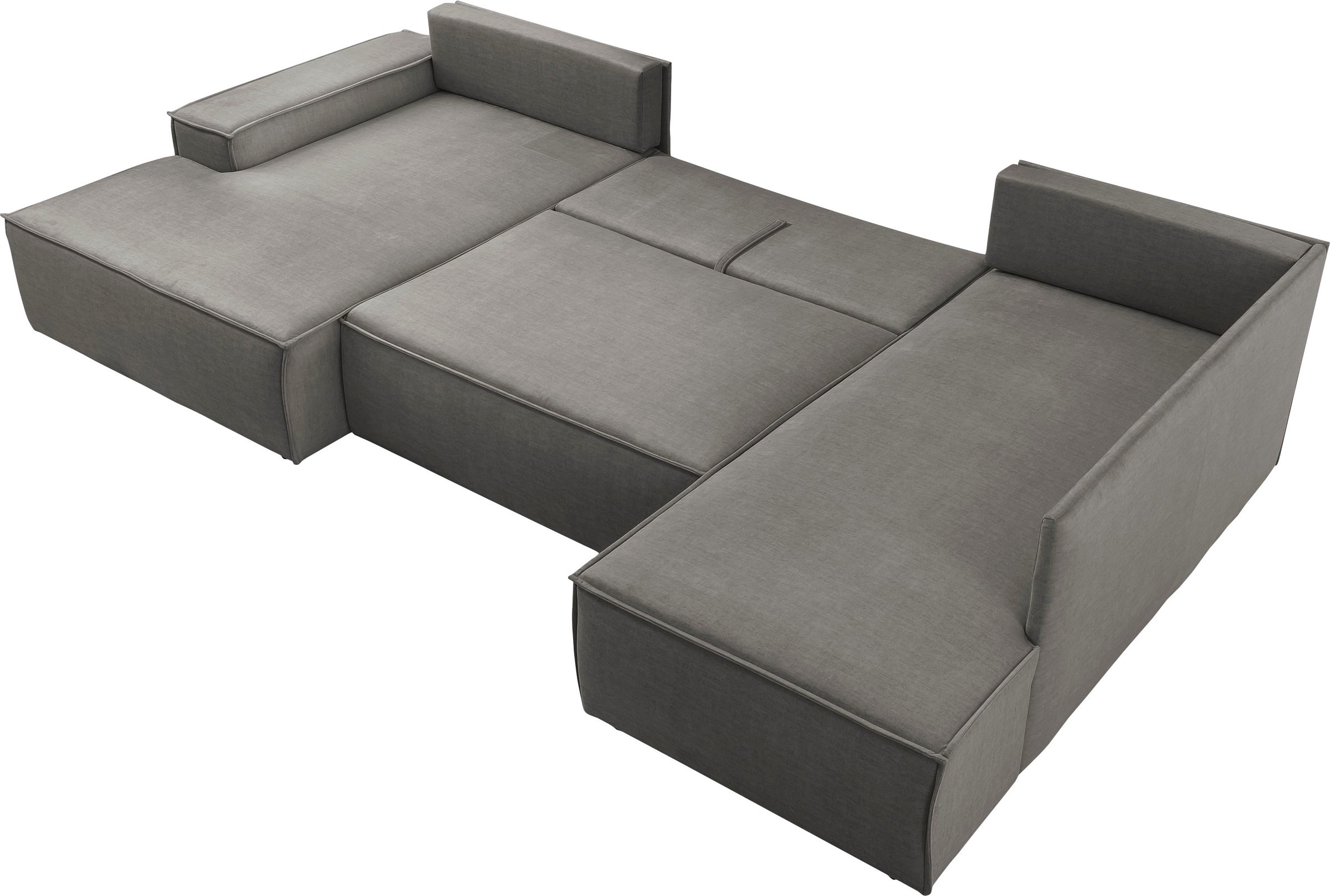 GOODproduct Paysage de salon »SHERWOOD U-Form, 329 cm - OTTO. Verlässliche Qualität.« Schlaffunktion m. Bettkasten (194x139 cm), Cord, Vintage, Samtvelours