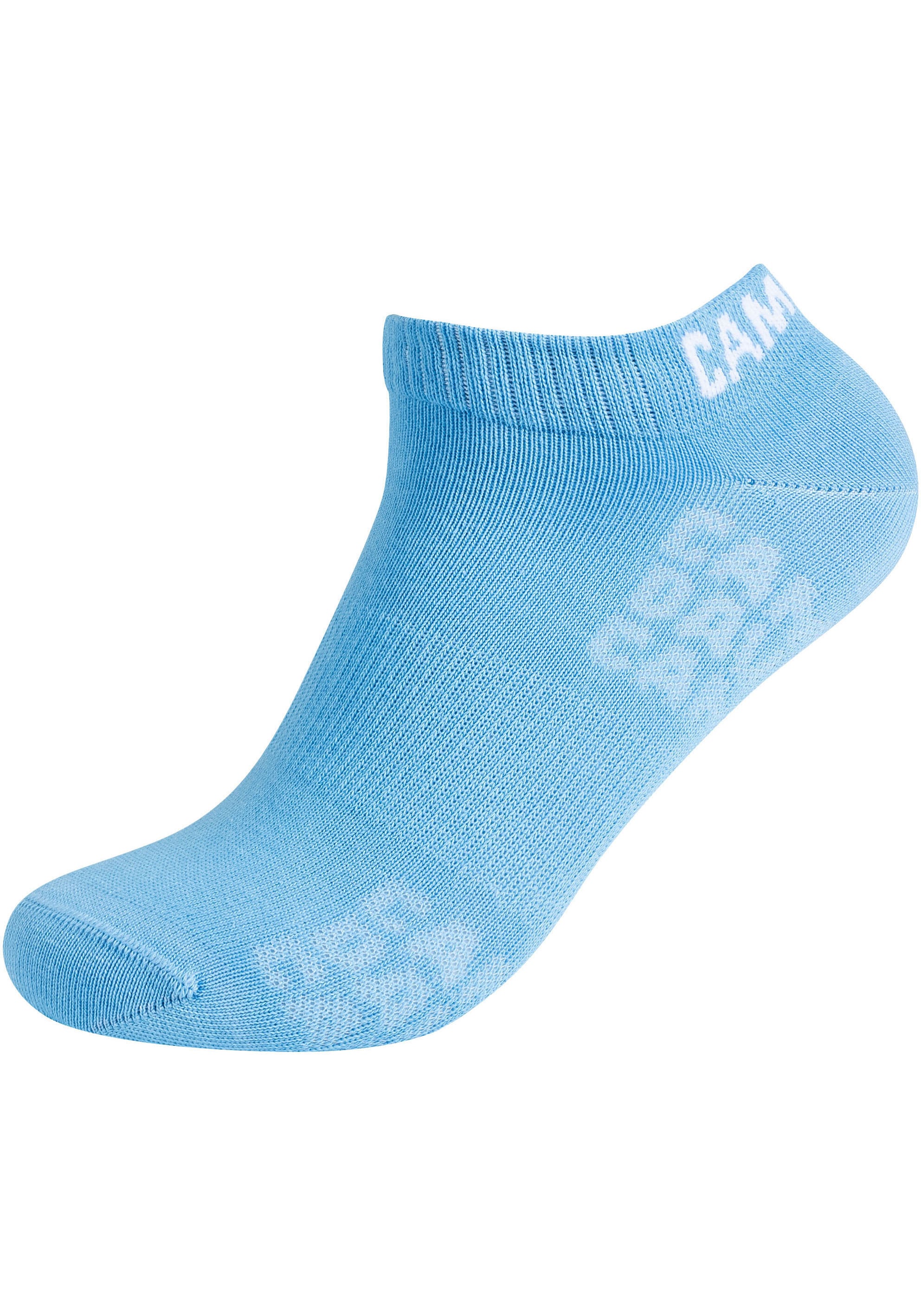 CAMP DAVID Kurzsocken »mesh ventilation«, (6 Paar), mit dezentem Markenlogo