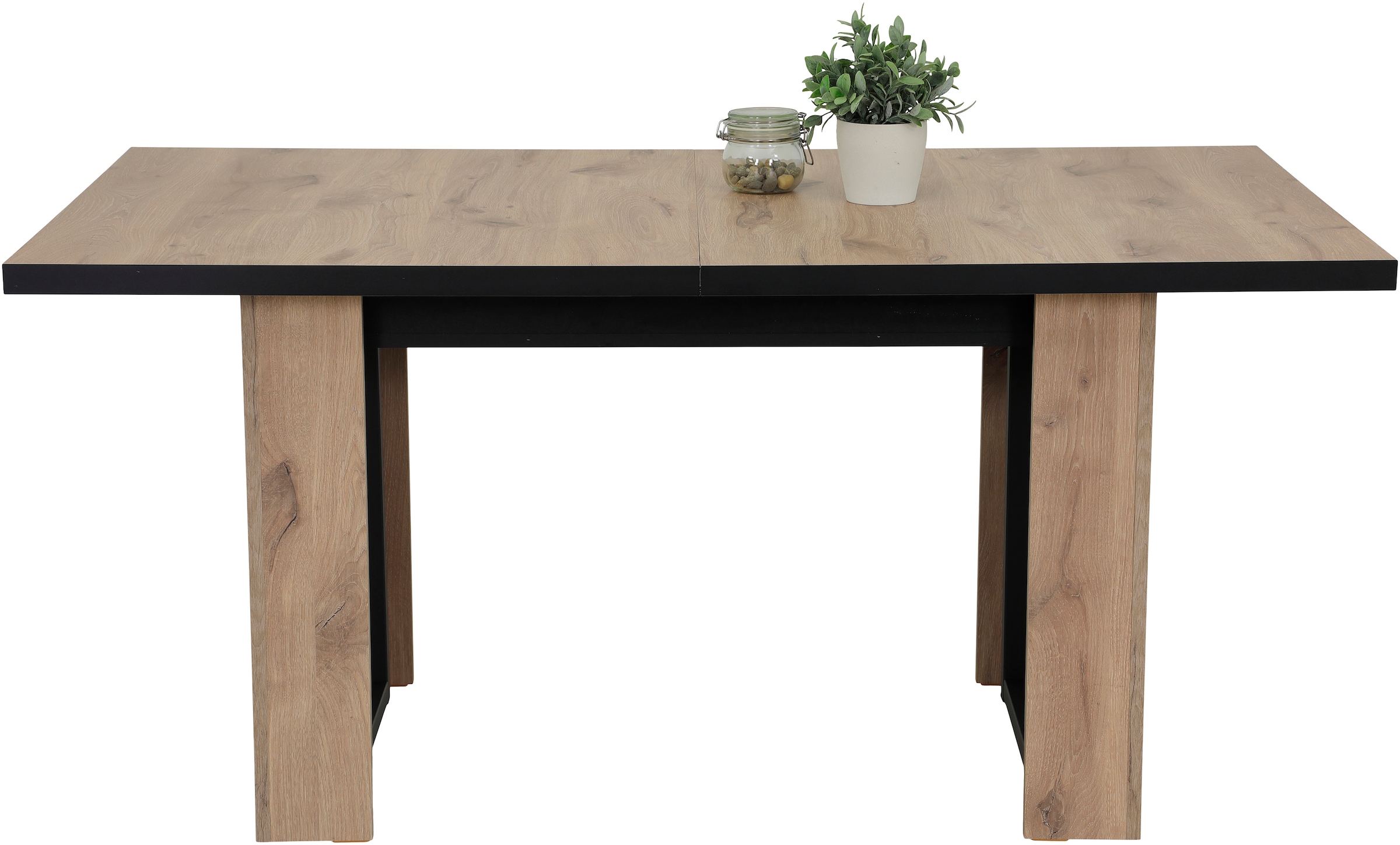 HELA Kulissen-Esstisch »ANNI« Esstisch, 4-Stufiger Auszug, bis zu 320cm Breite,