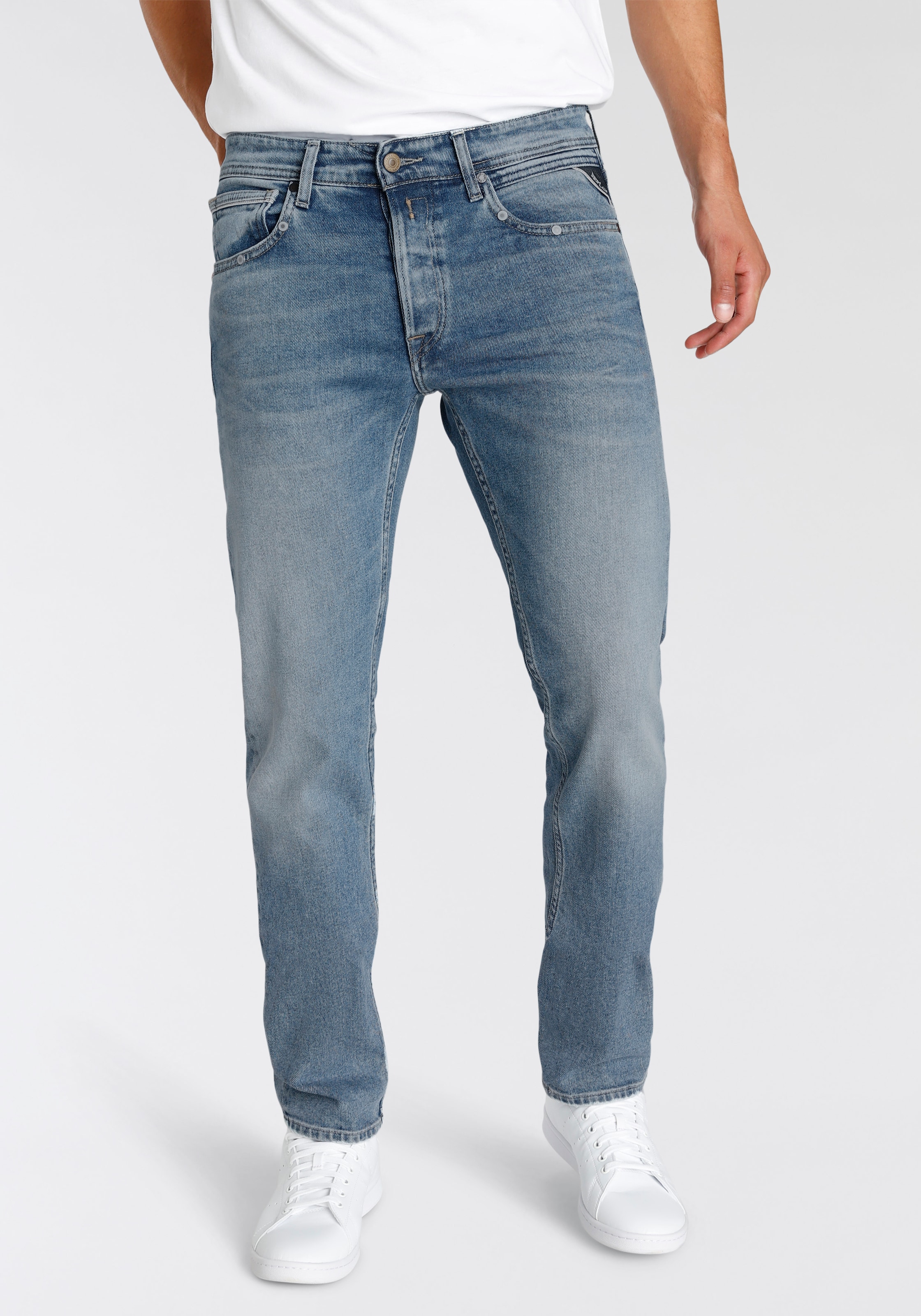 Straight-Jeans »GROVER«, in vielen verschiedenen Waschungen, mit Stretch