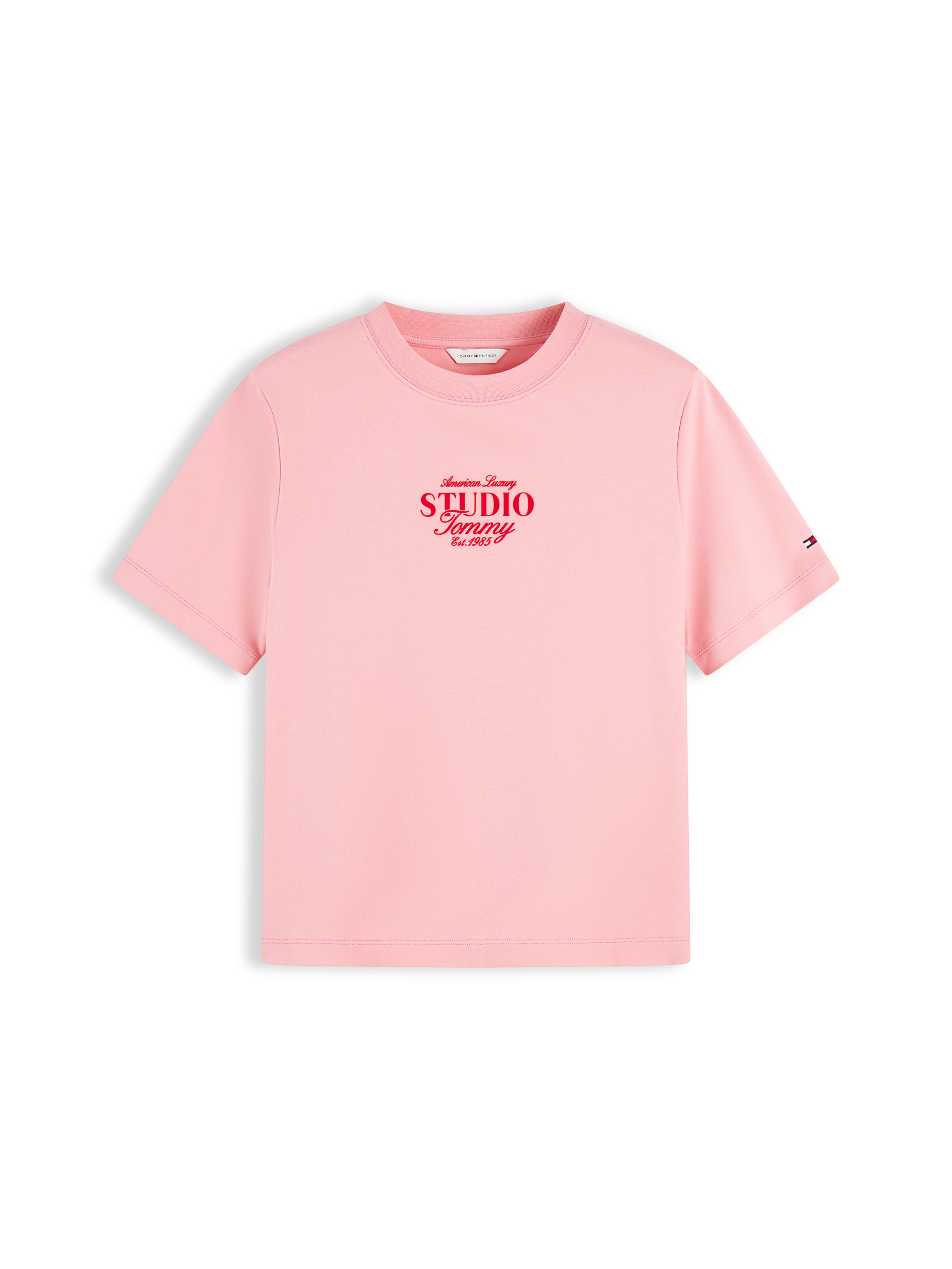 Tommy Hilfiger T-shirt »STUDIO TOMMY REG C-NK S/S TSHIRT« coton, coupe régulière