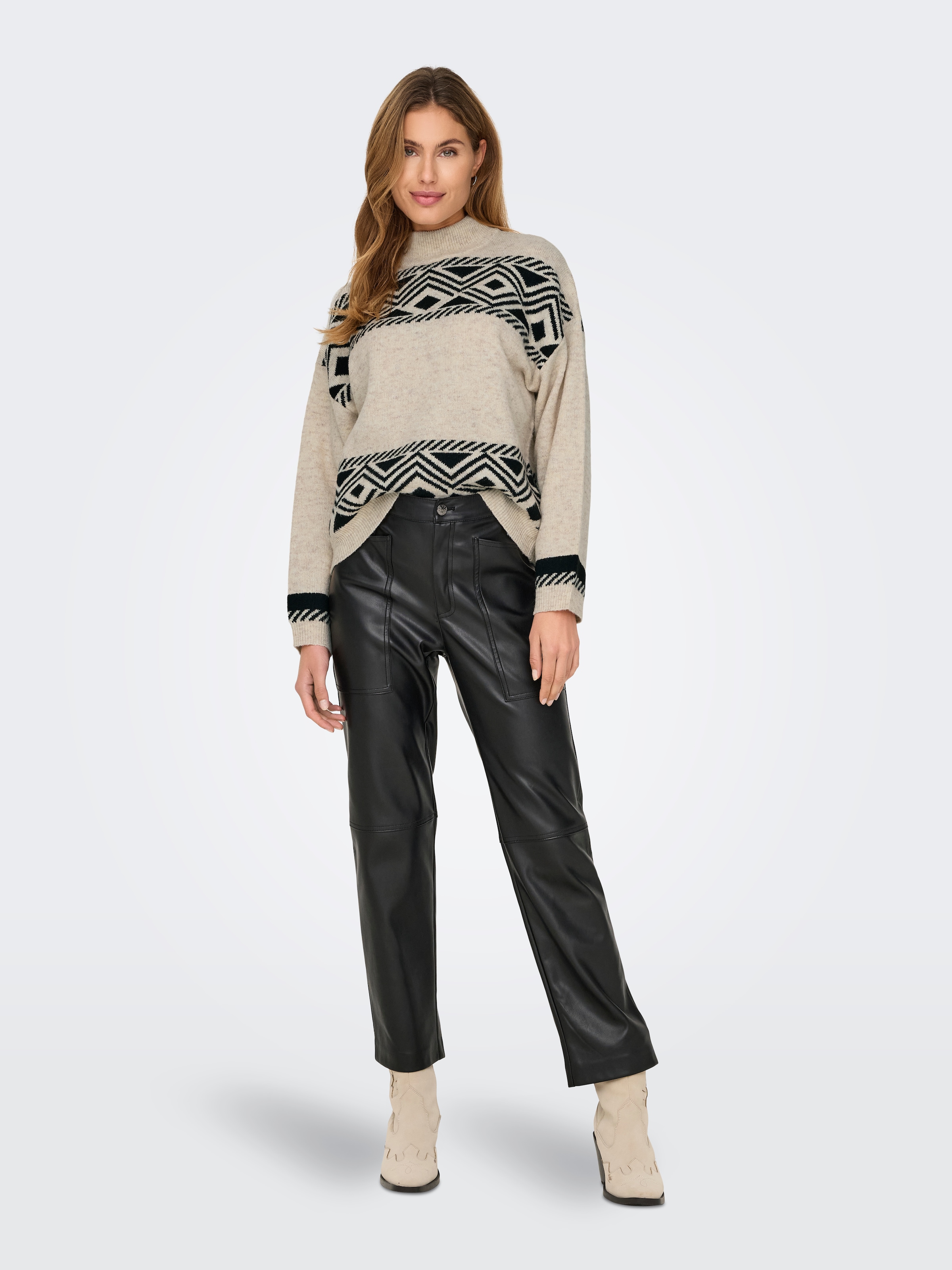 ONLY Pull à col montant »ONLVICTORIA L/S PULLOVER KNT NOOS«