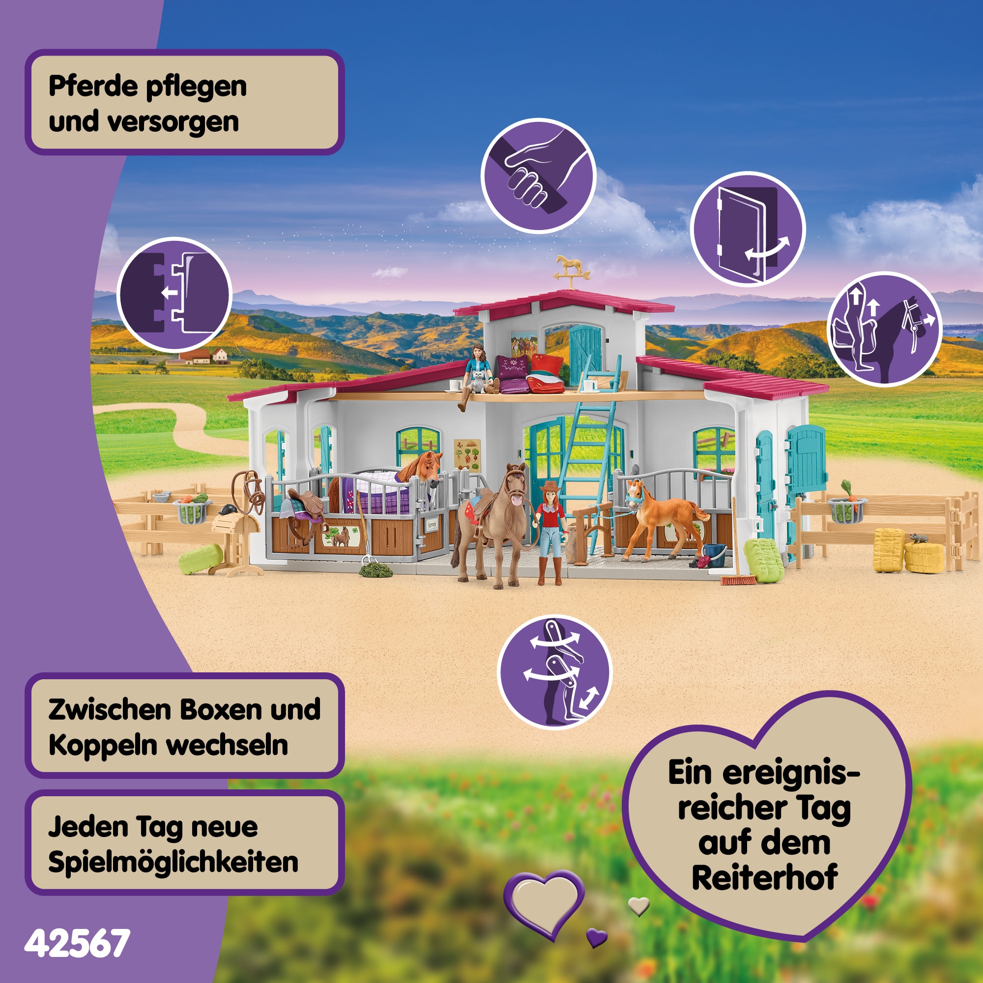 Schleich® Spielwelt »HORSE CLUB, Reiterhof (42567)«
