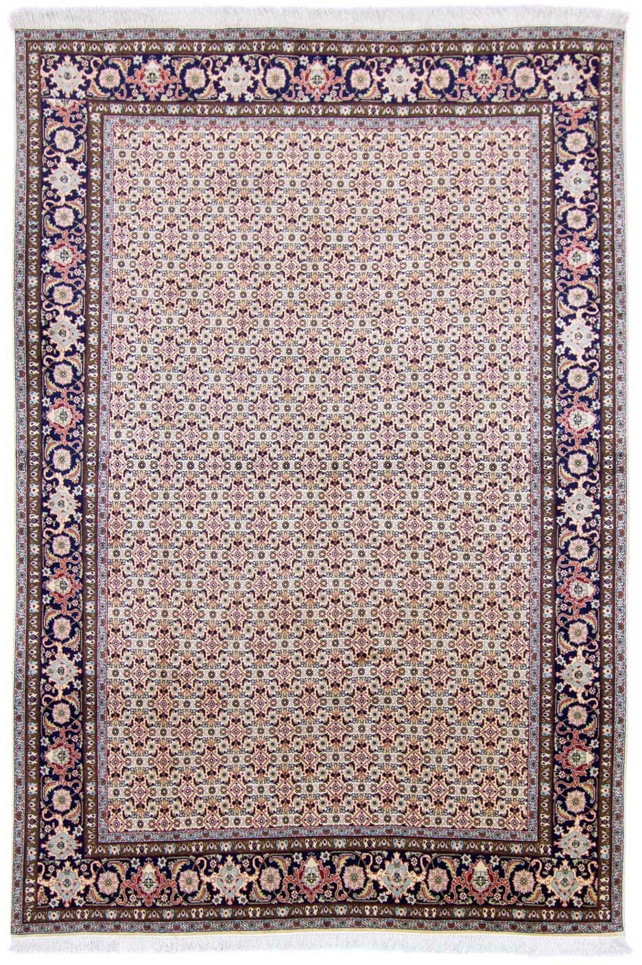 Image of morgenland Wollteppich »Ardebil Durchgemustert Beige chiaro 293 x 194 cm«, rechteckig, 1 mm Höhe, Unikat mit Zertifikat bei Ackermann Versand Schweiz