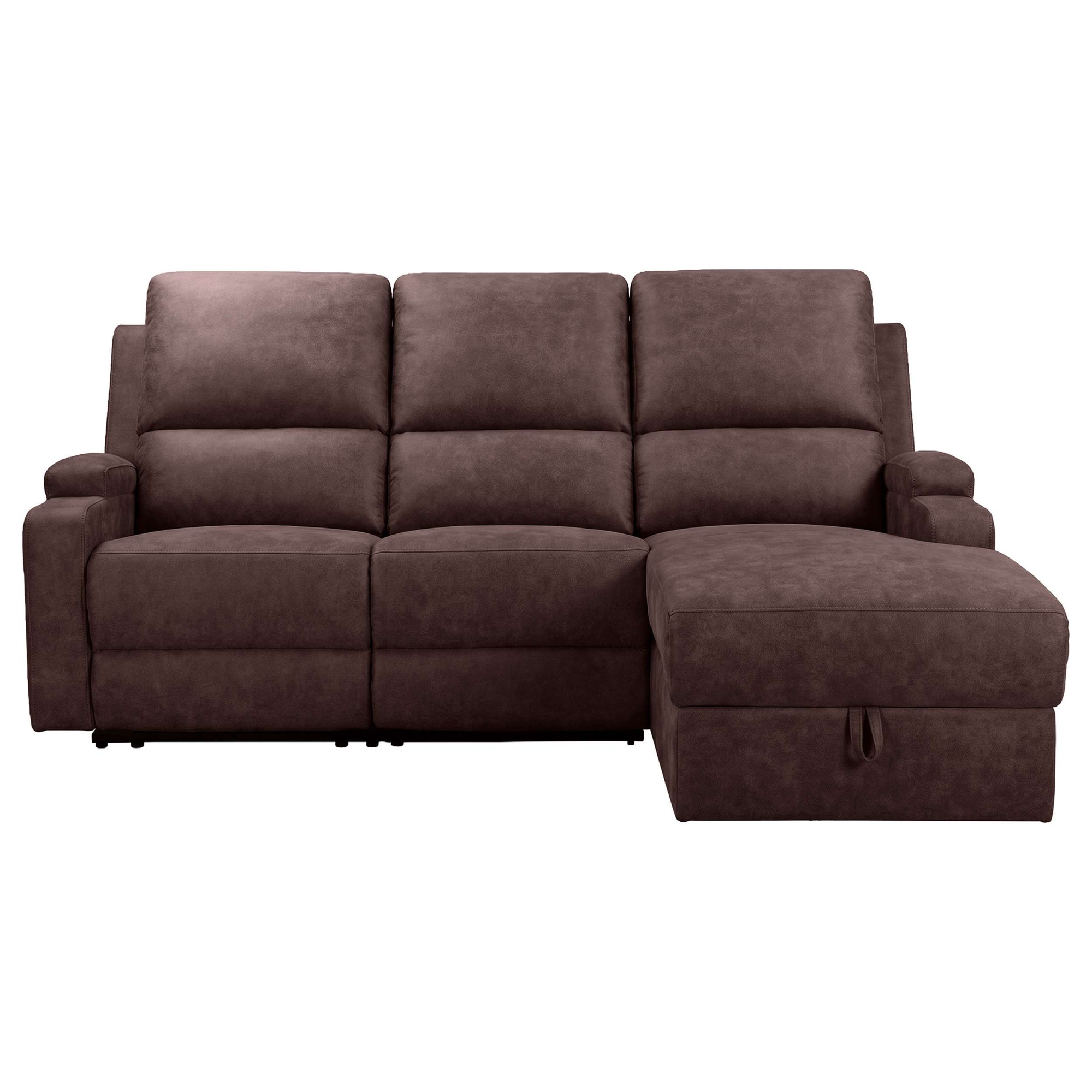 GOODproduct Ecksofa »NAPORI Microfaser, Multimediasofa, L-Form« man. oder elektr. Relaxfuntion, USB-A bei elektr. Variante, Staukasten
