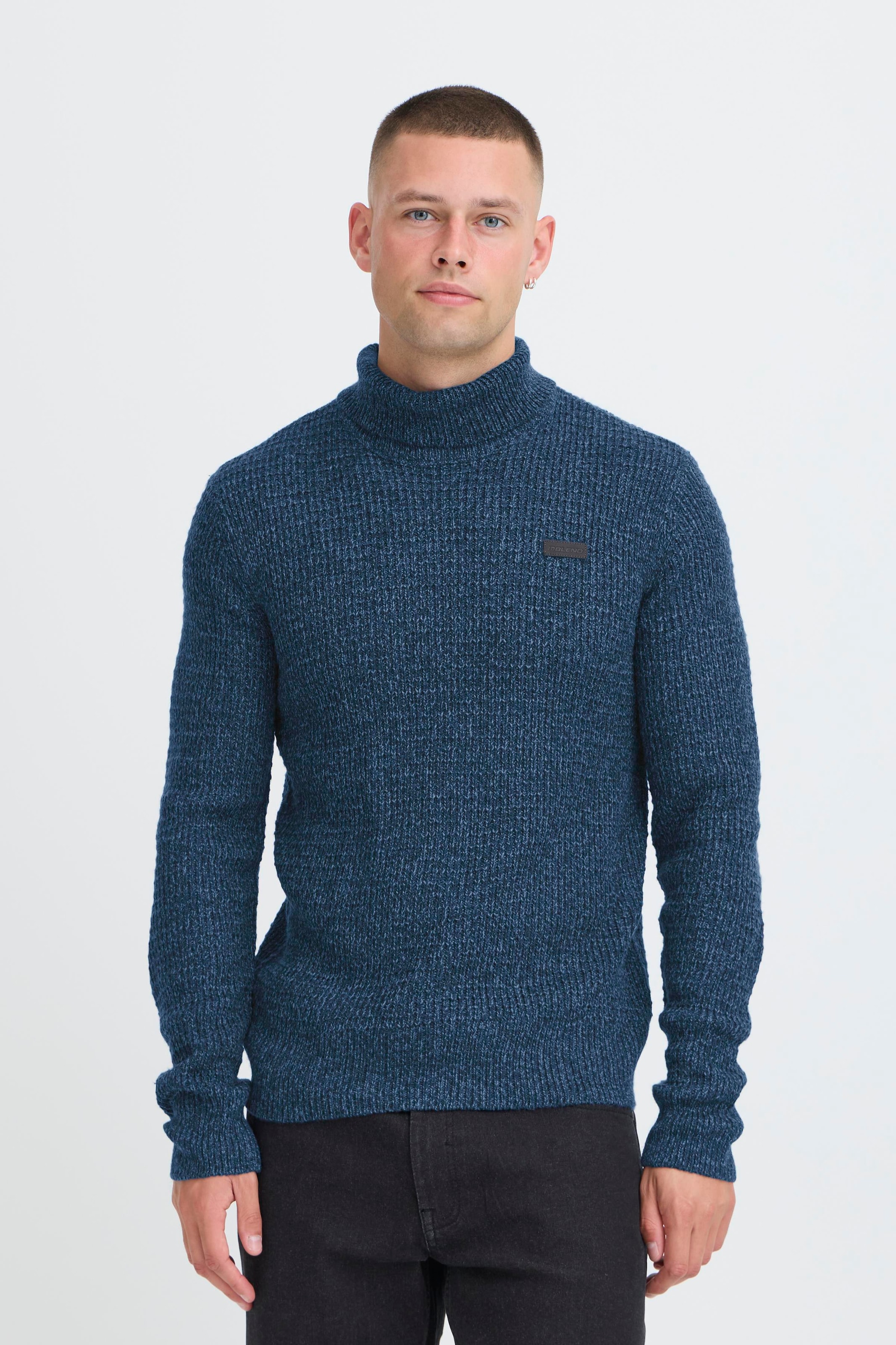 Image of Blend Rollkragenpullover "BHPATTA" Baumwolle, regular fit