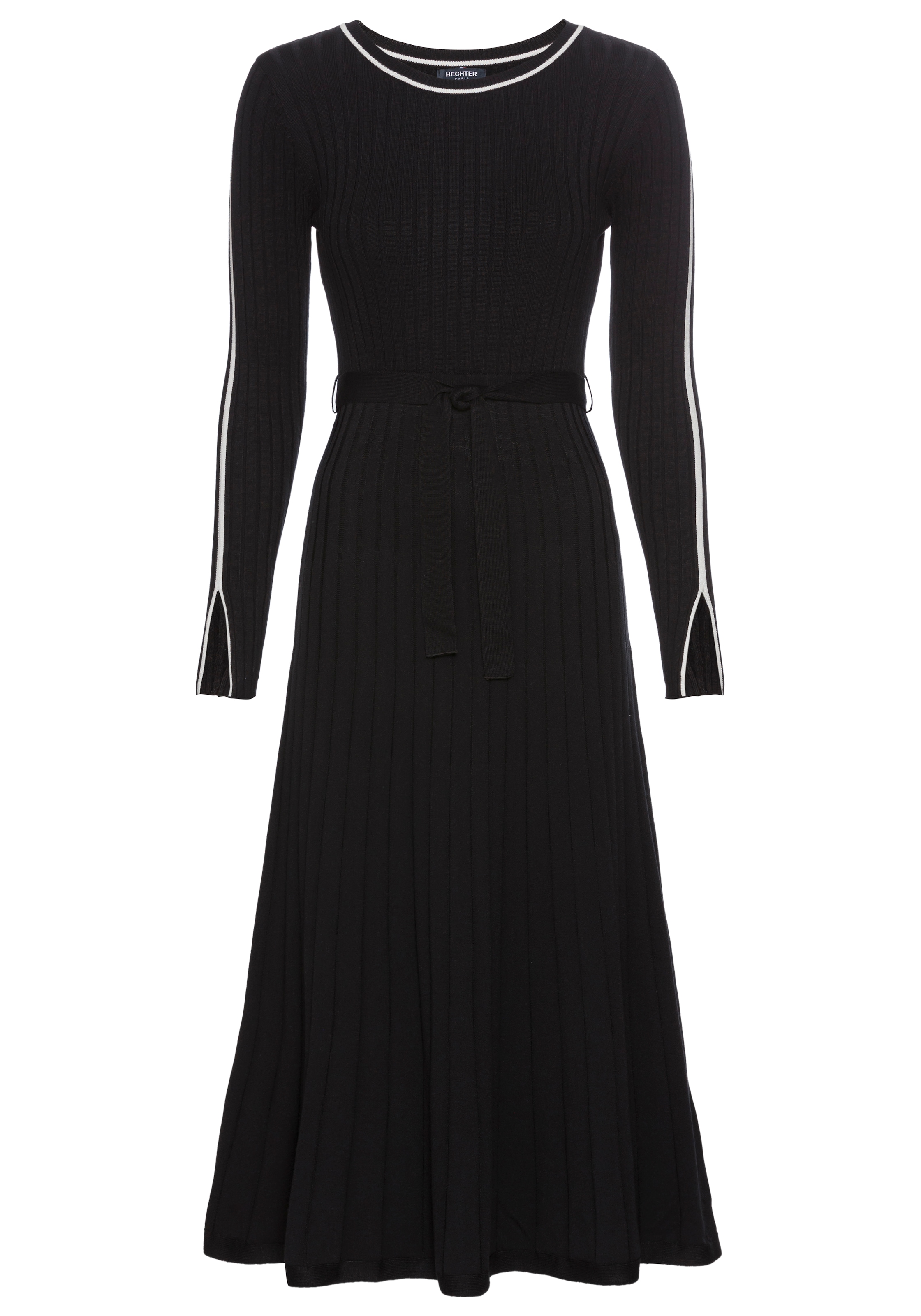 HECHTER PARIS Strickkleid, mit Kontrastdetails