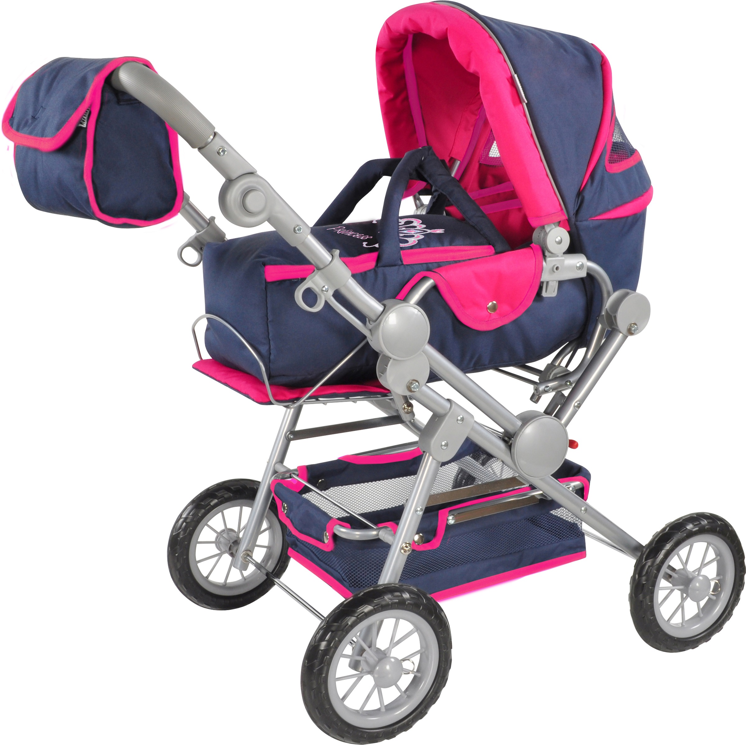 Image of Knorrtoys® Kombi-Puppenwagen »Twingo S - Diadem Pink« bei Ackermann Versand Schweiz