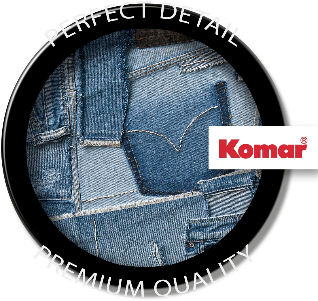 Komar Fototapete »Jeans - Grösse 368 x 254 cm«, bedruckt, Wohnzimmer, Schlafzimmer