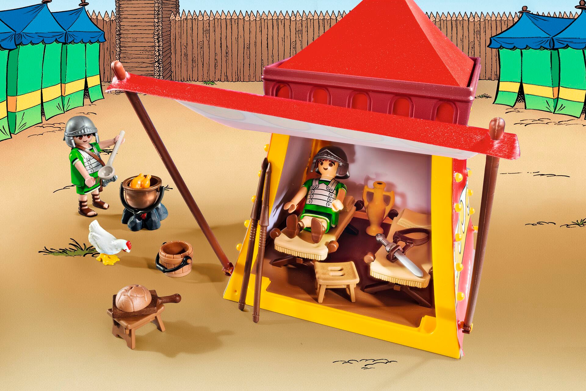 Playmobil® Jeu de construction »Asterix: Legionärszelt (71829), Playmobil Asterix« Made in Europe