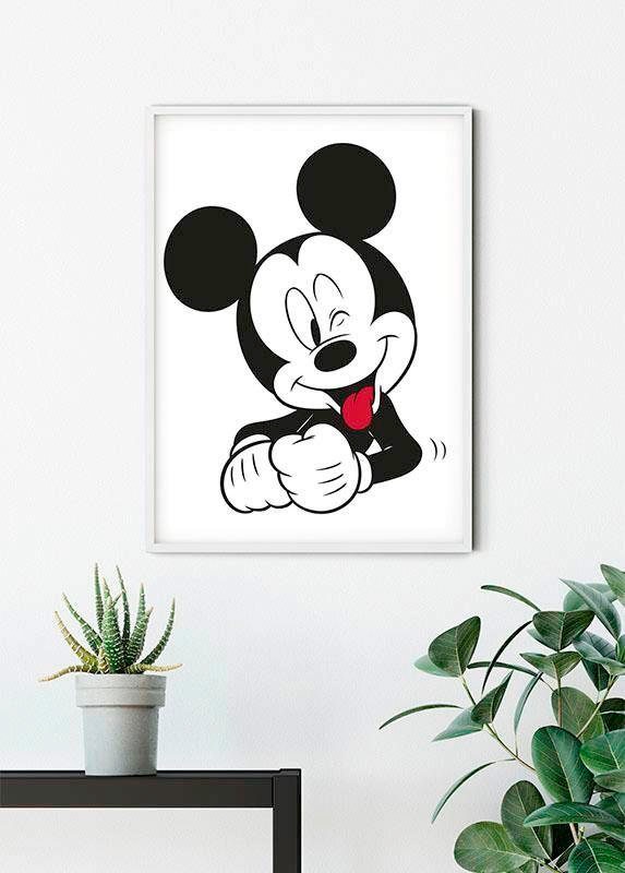 Komar Bild »Mickey Mouse Funny«, Disney, (1 St.), Wandbild zur Dekoration im Kinderzimmer - ohne Rahmen