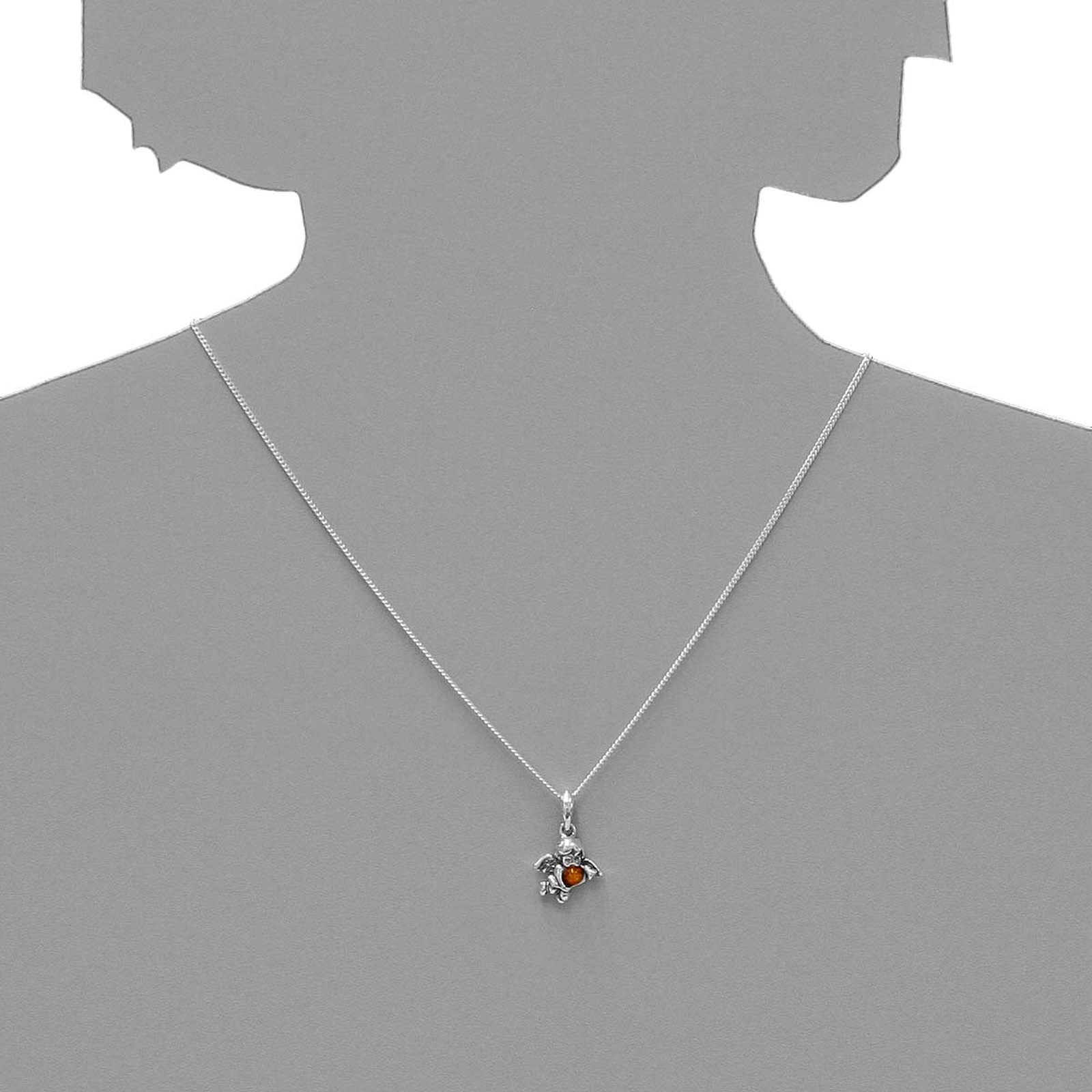 OSTSEE-SCHMUCK Kette mit Anhänger »Ostsee-Schmuck Kette mit Anhänger Engel Kette mit Anhänger Engel«