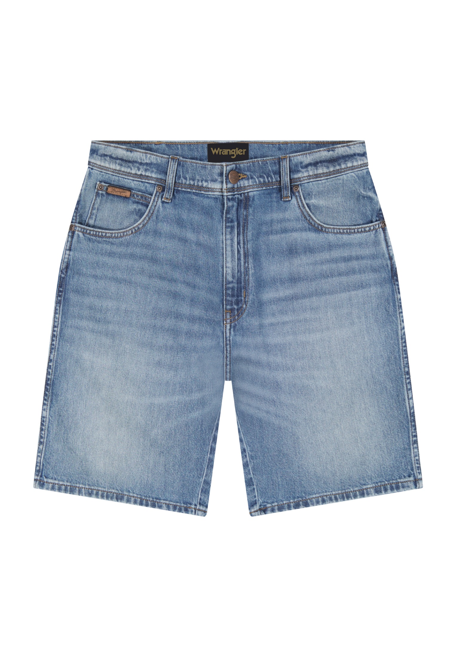 Image of Wrangler Regular-fit-Jeans "WRANGLER Jeansshorts Texas"