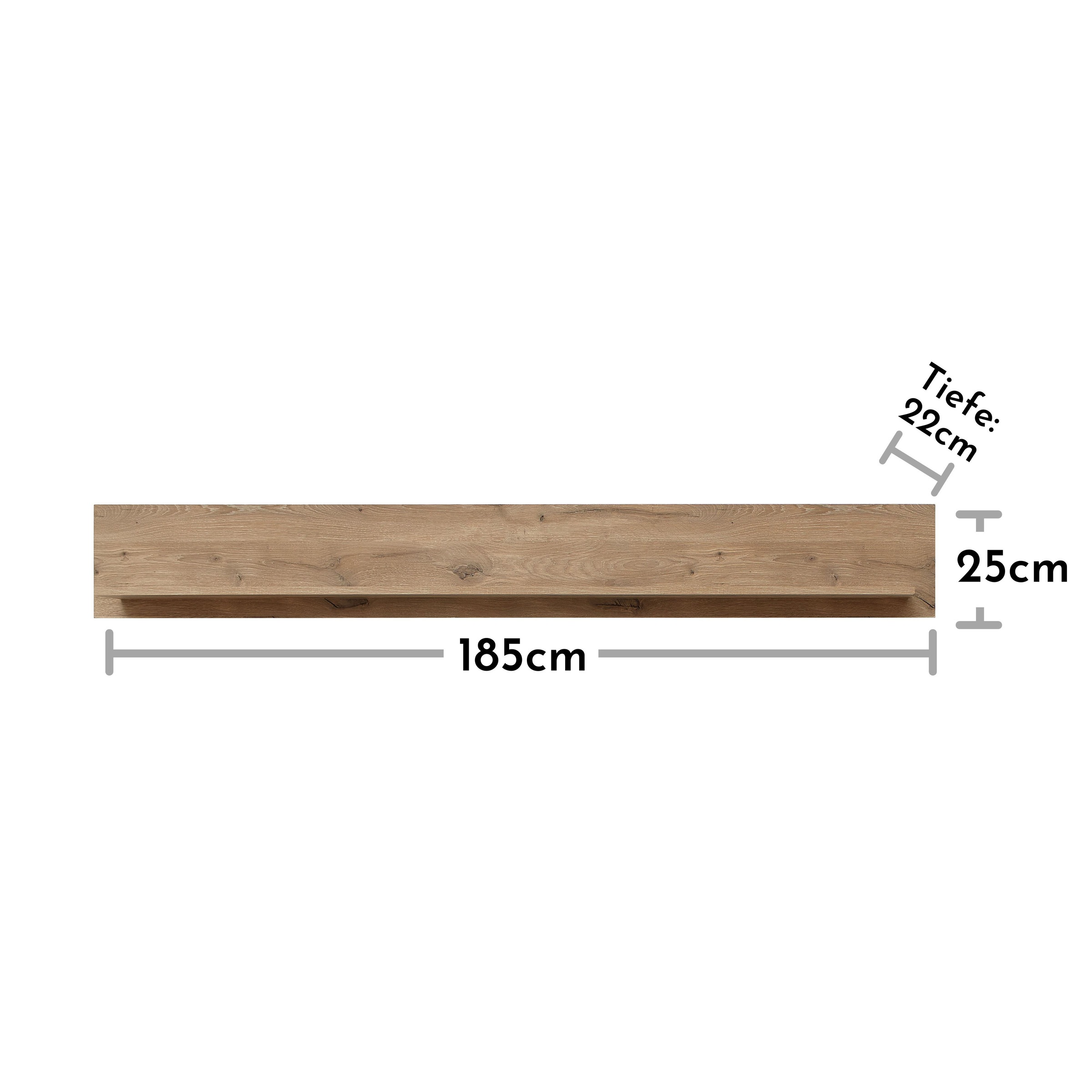 Innostyle Wandboard »BELLANO« 1 Stk. tlg. mit Boden