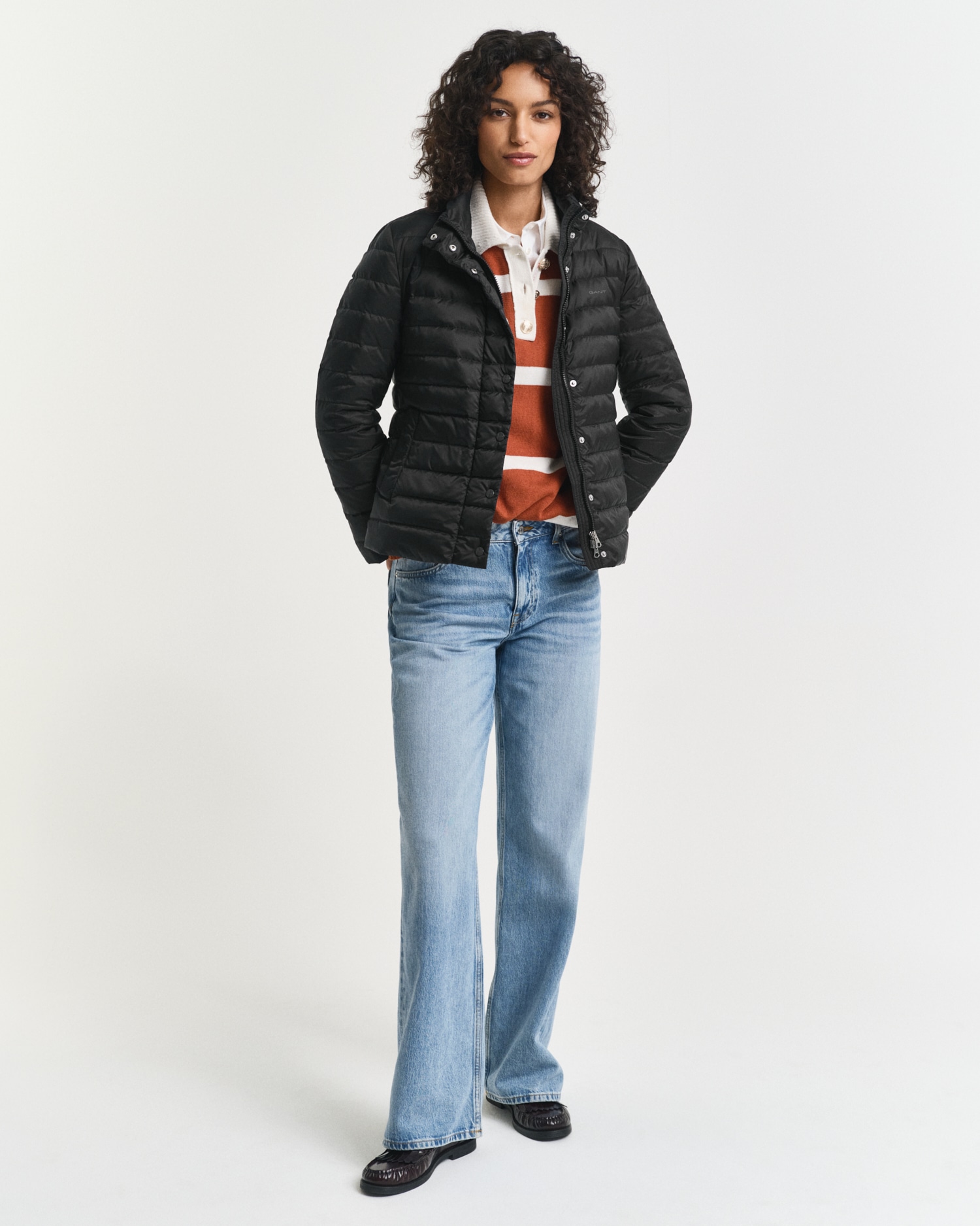Gant Steppjacke »LIGHT DOWN JACKET« ohne Kapuze Regular fit mit Stehkragen