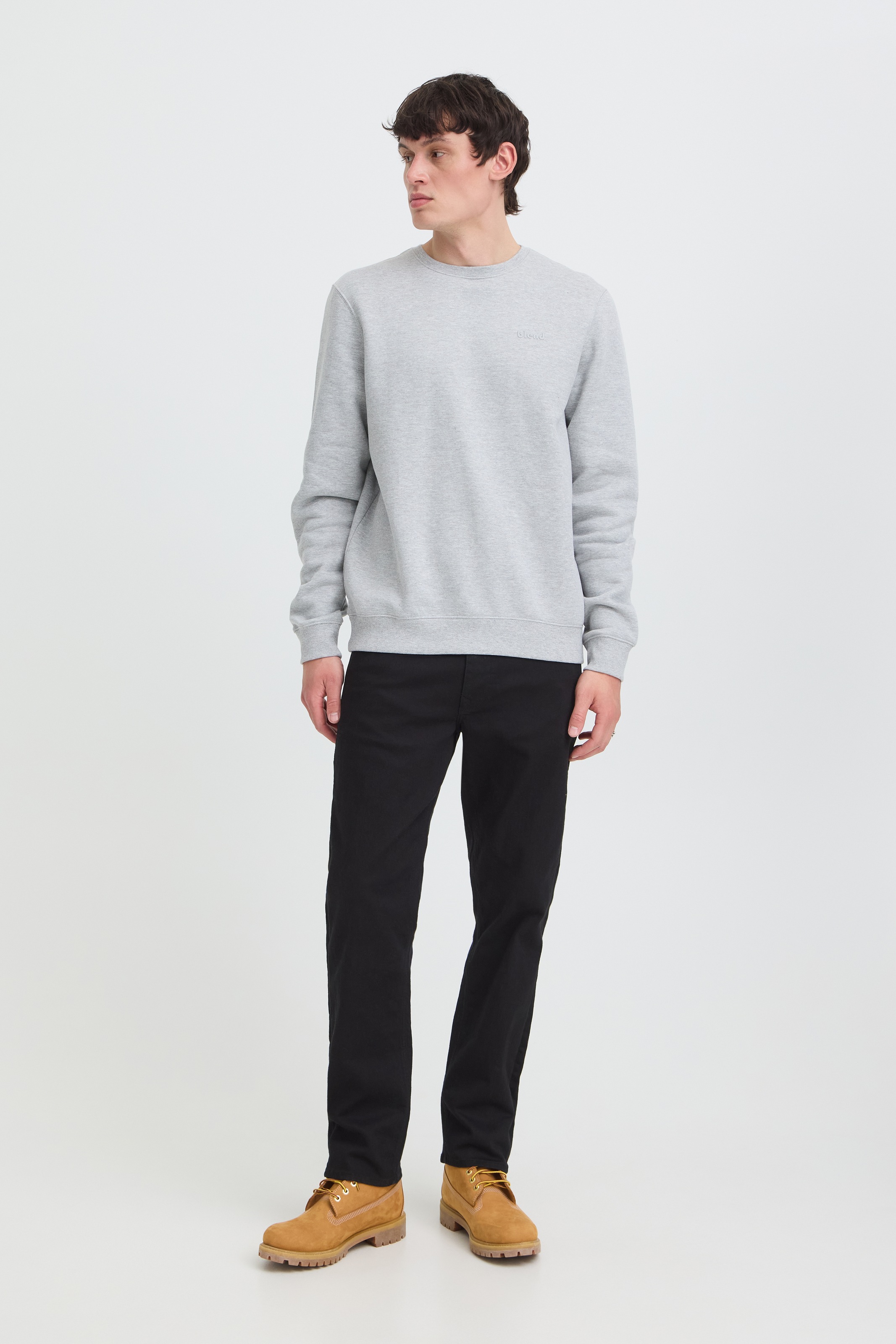 Blend Sweat-shirt »BHDOWNTON CREW NECK SWEAT NOOS«, mélange coton, coupe normale
