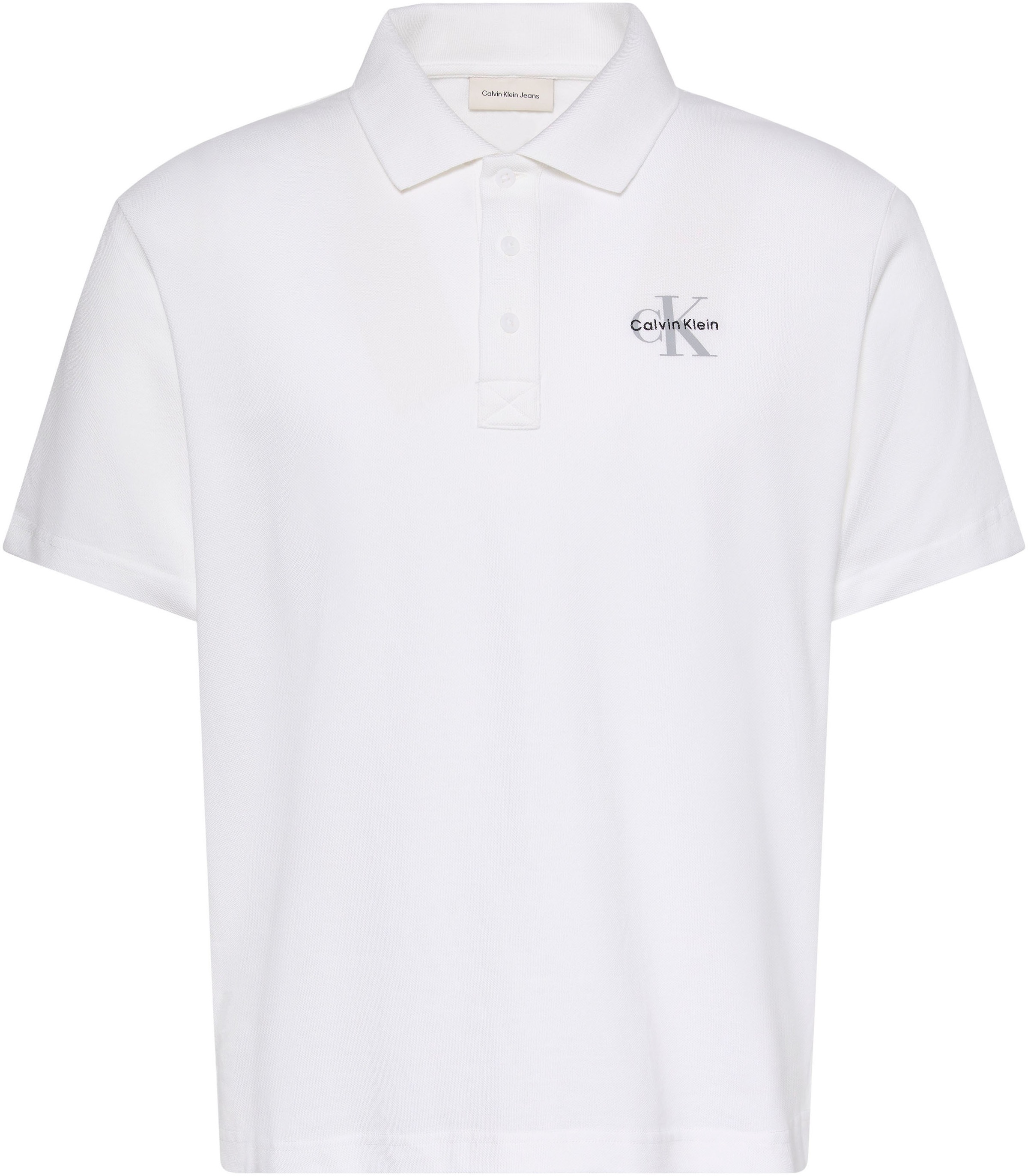 Calvin Klein Jeans Polo »EASY MONOLOGO CASUAL PIQUE« regular fit avec col polo