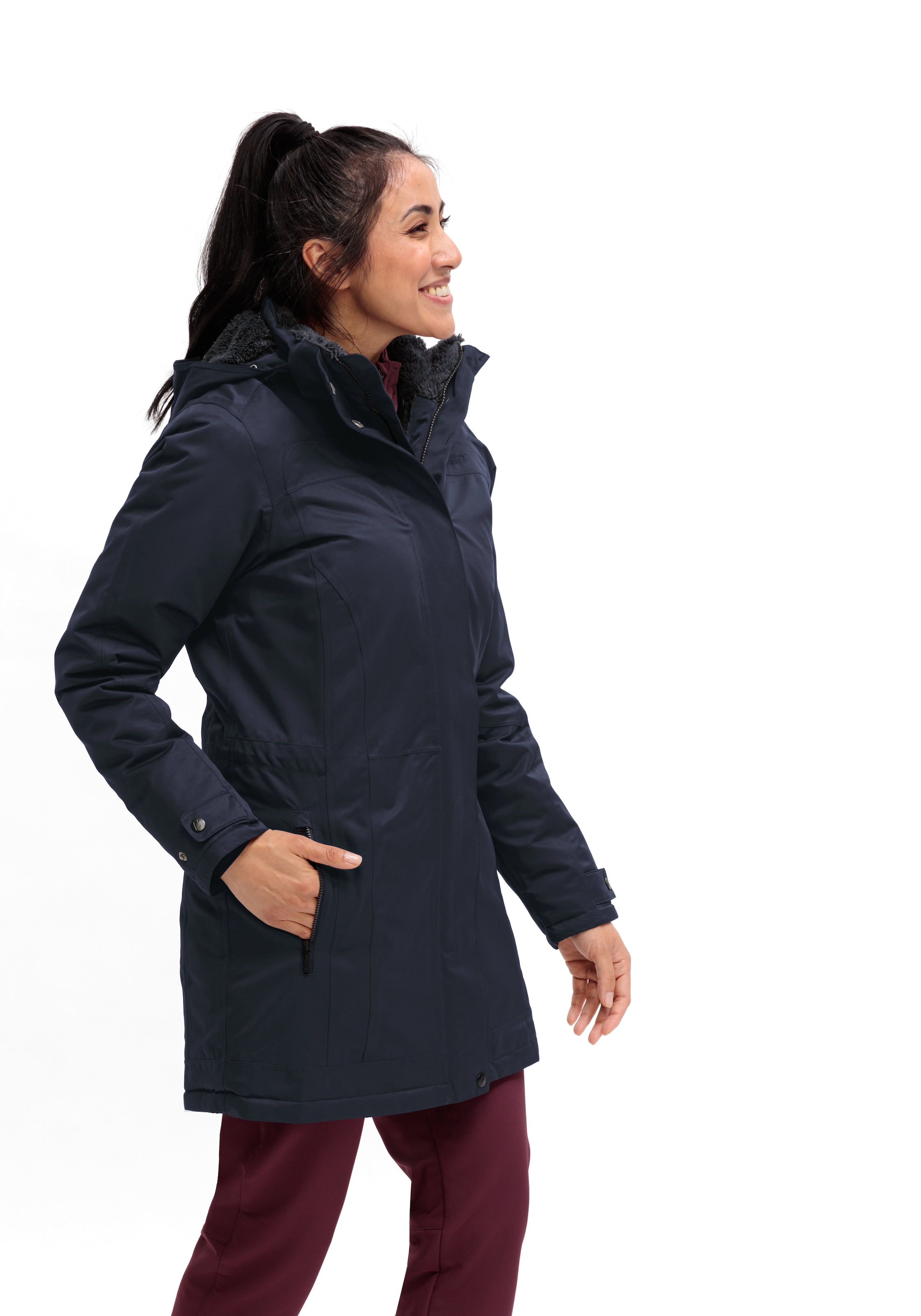 Maier Sports Funktionsjacke »Lisa 2.1«, Damen Mantel, atmungsaktiver Wintermantel, 2 RV-Taschen, Regular Fit