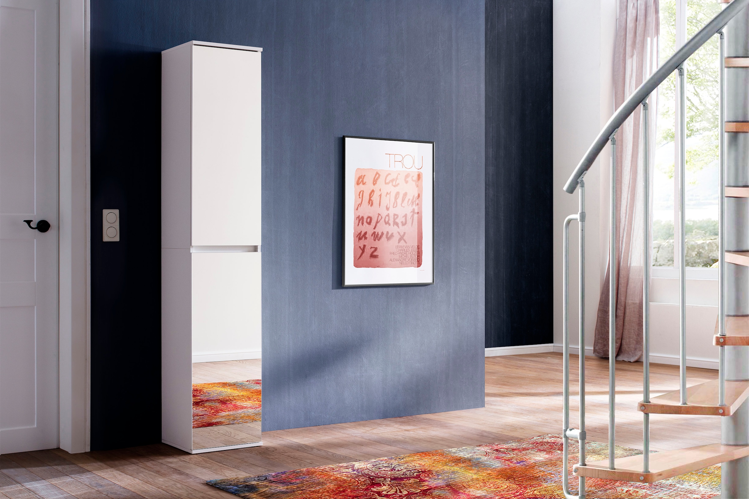 Home affaire Armoire vestiaire »Malcesine« Garderobenschrank mit 2 Türen - (B/T/H) 37/34/191 cm