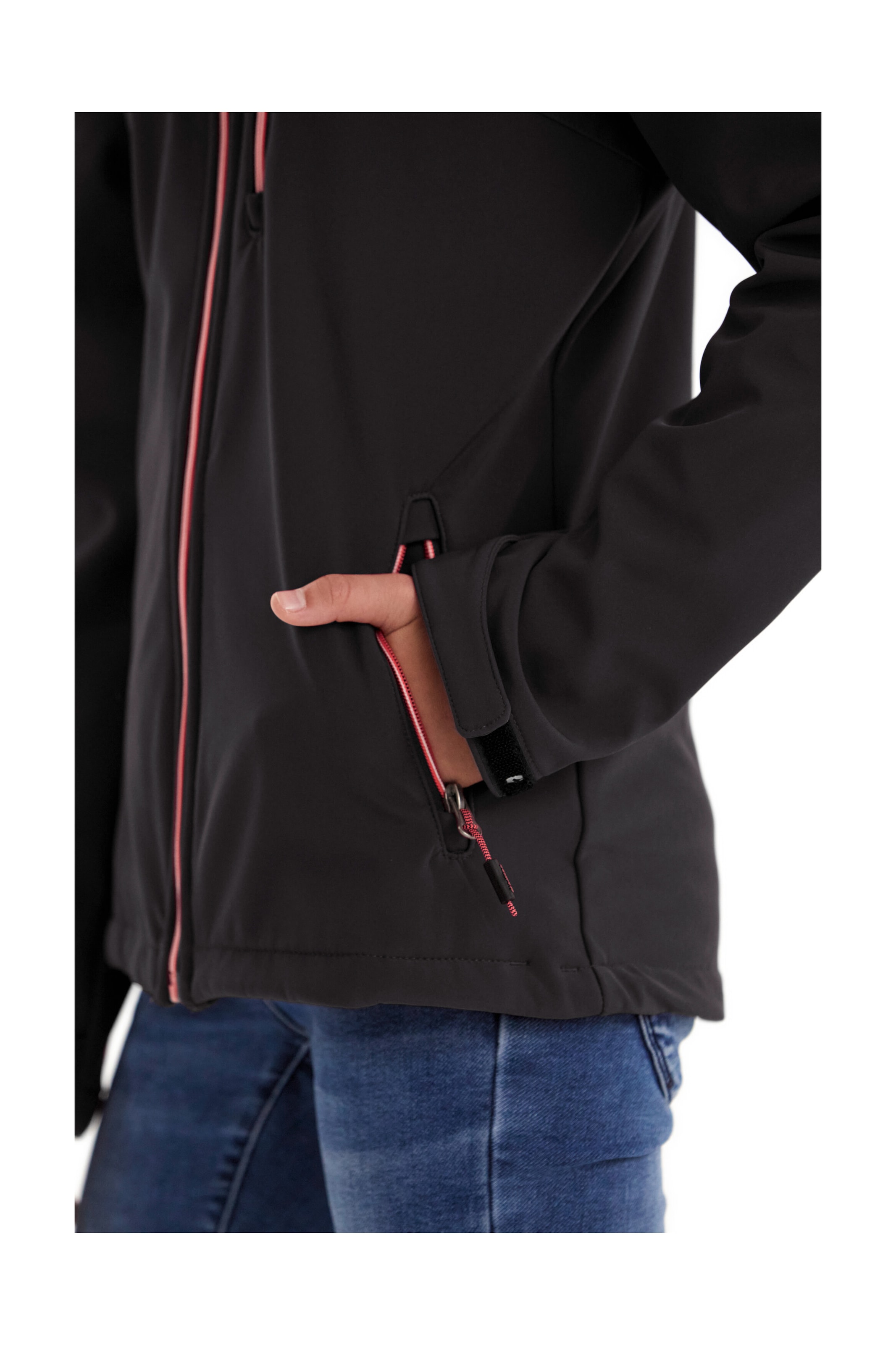 Killtec Veste softshell »Girls Softshelljacke« Wasserabweisend, verstellbare Kapuze u Ärmel, Fleece-Innenfutter