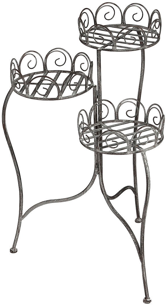 Image of Ambiente Haus Blumenhocker "Blumenständer in grau (H) 70cm" 1 Stk. tlg.
