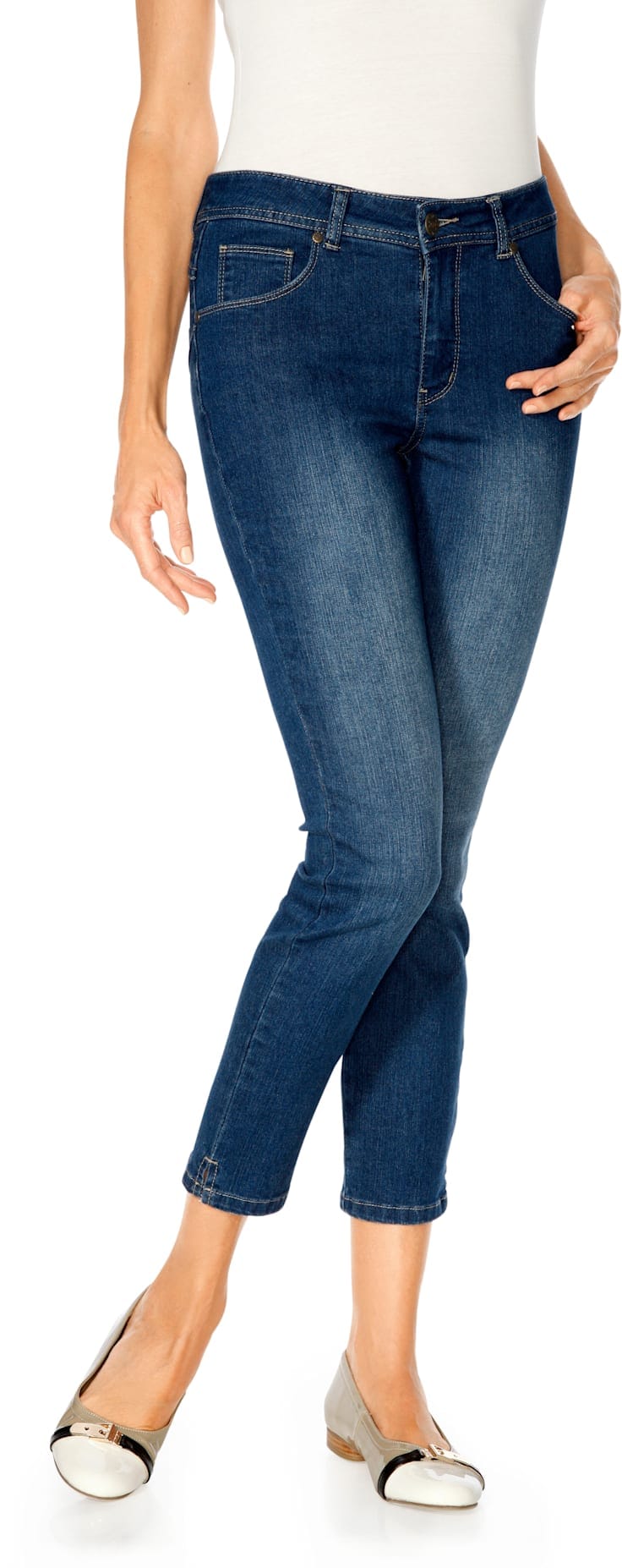 LINEA TESINI by heine Röhrenjeans 1 Stk.