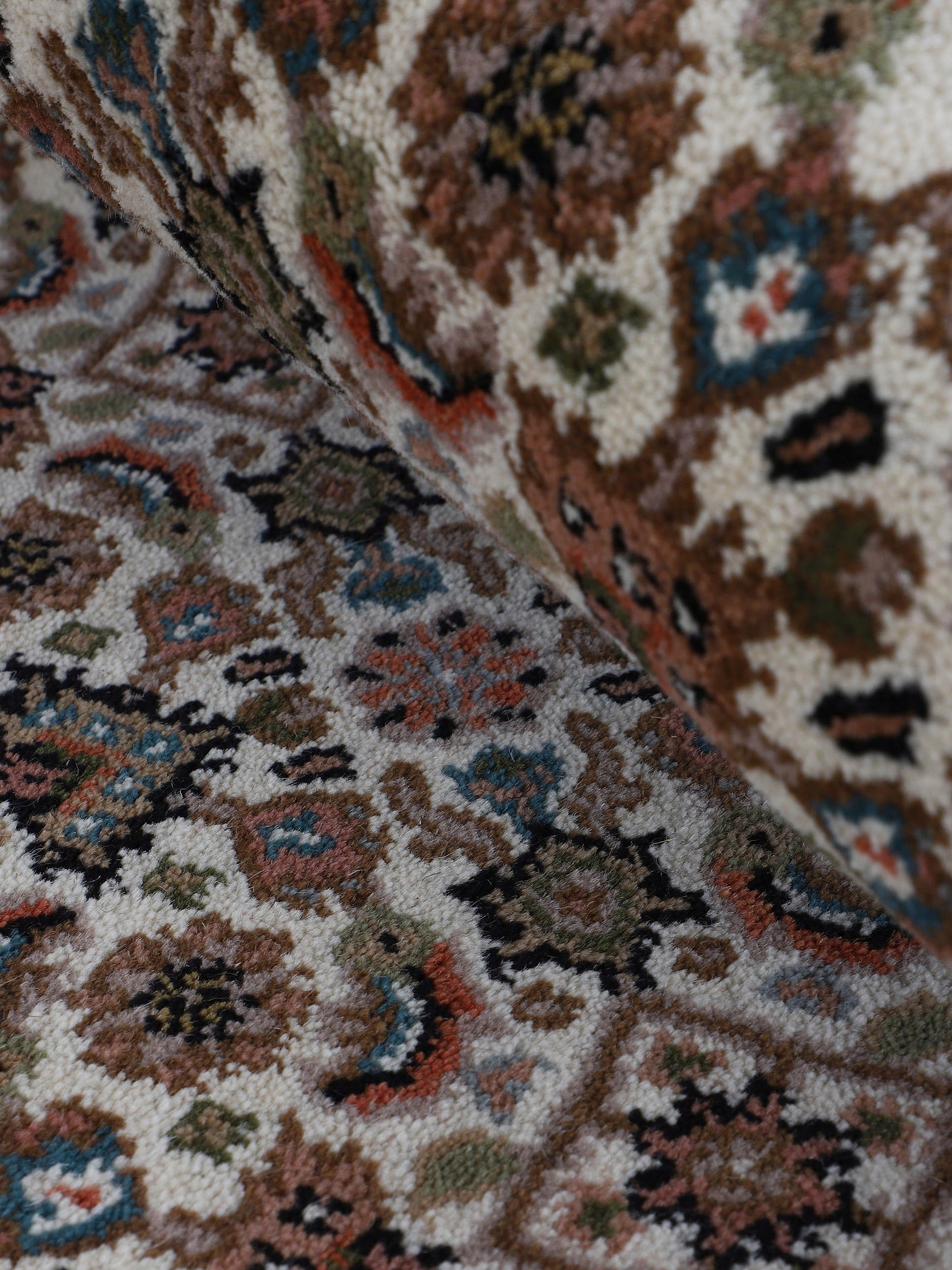 Woven Arts Orientteppich »Orientteppich Bidjar Herati«, rechteckig, 15 mm Höhe, handgeknüpft, Wohnzimmer, reine Wolle