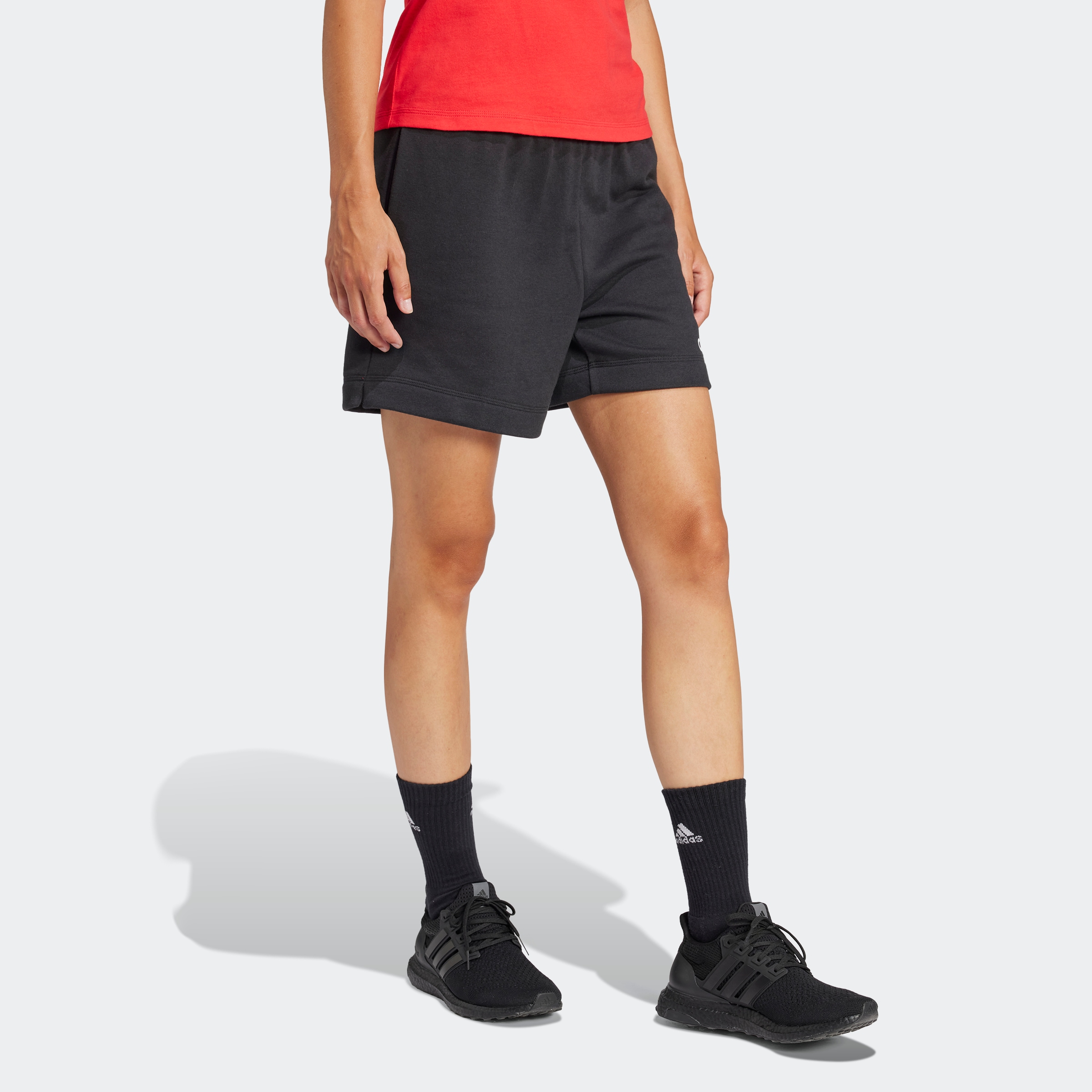 adidas Sportswear Shorts »W LIN FT SHO«, (1 tlg.)