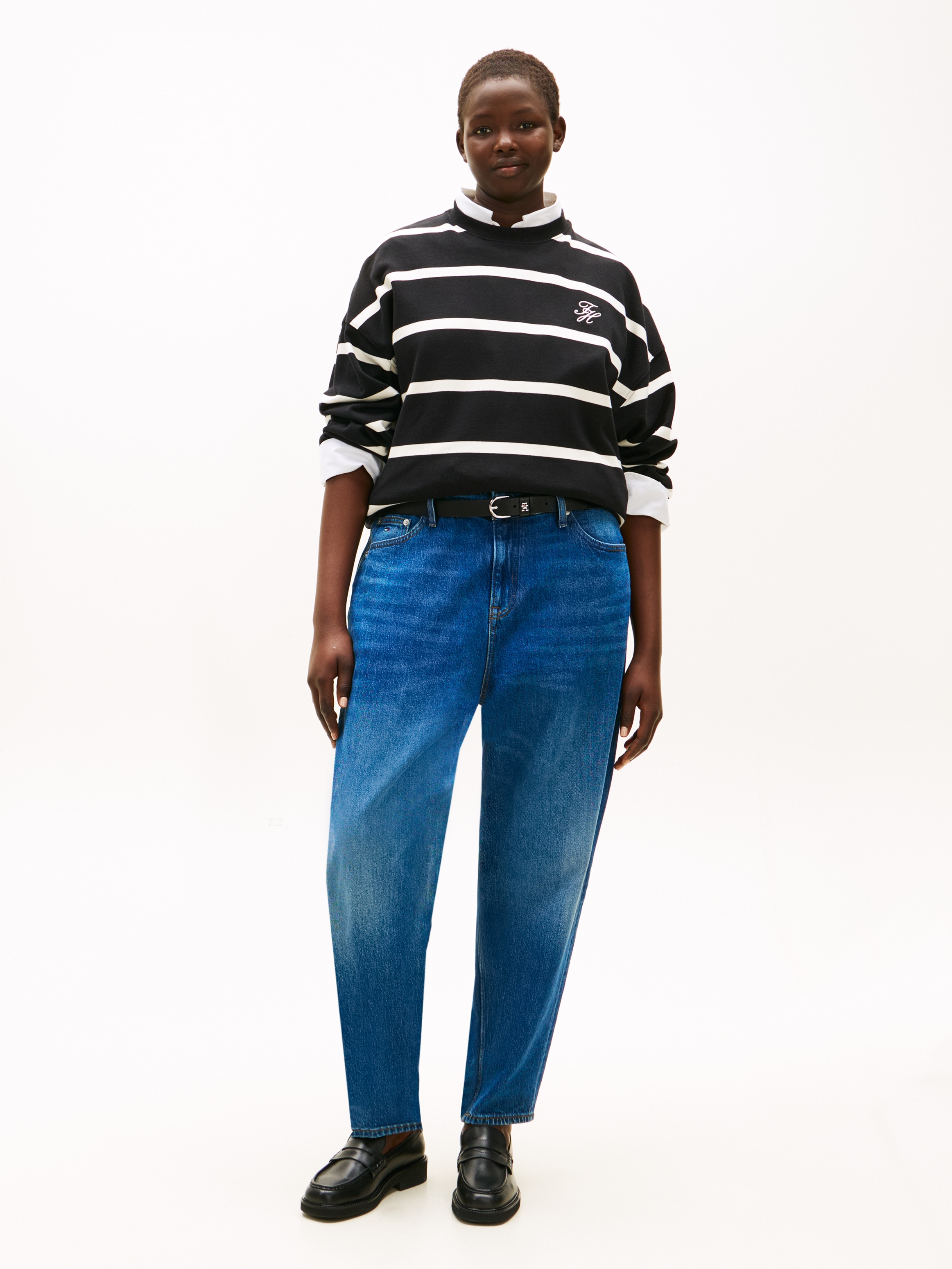 Tommy Hilfiger Curve Sweatshirt »CRV TH SCRIPT MDRN TERRY SWTSHRT«, in grossen Grössen
