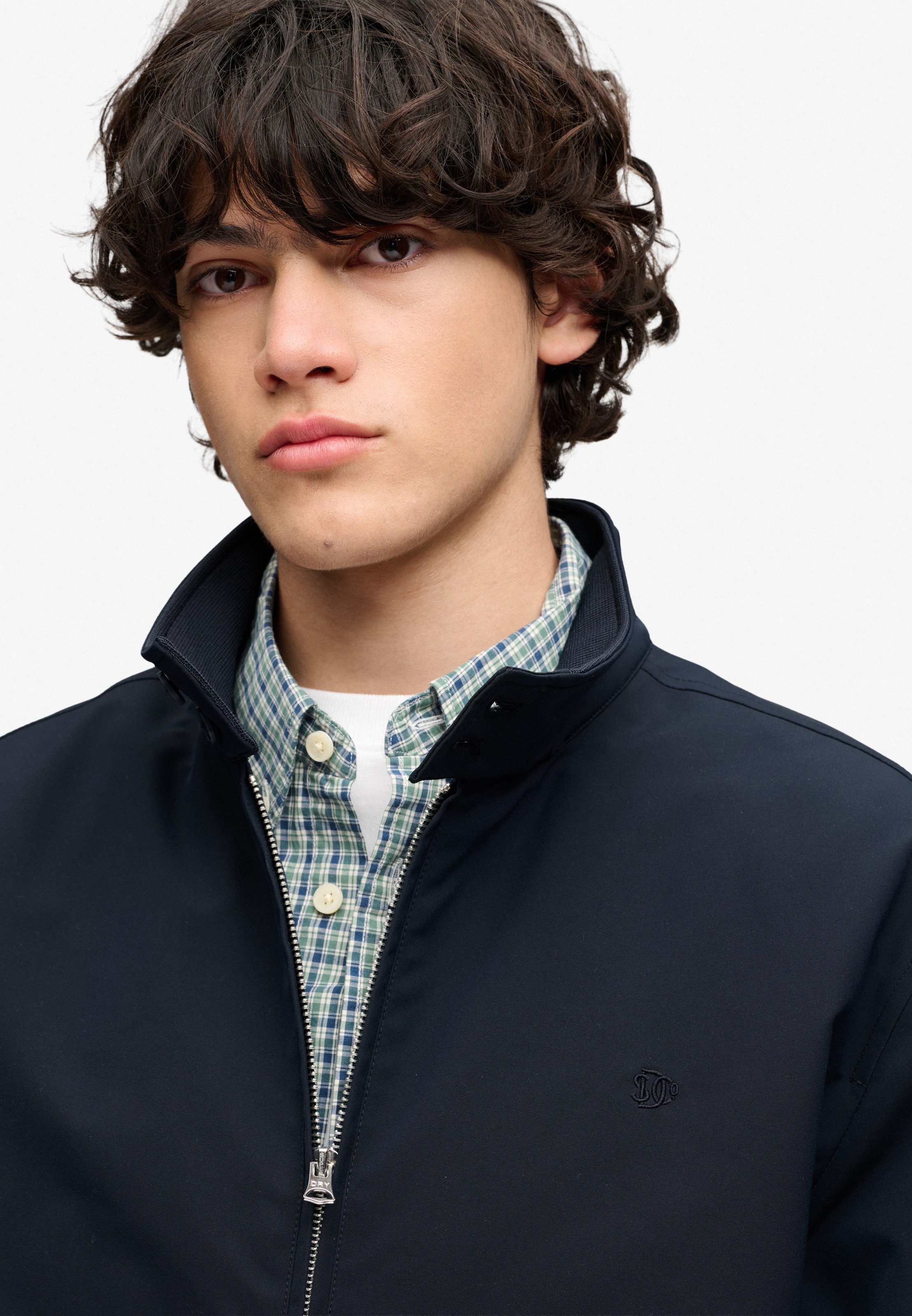 Superdry Blouson »CAMPUS PADDED HARRINGTON JKT« Kunstfaser, relaxed fit